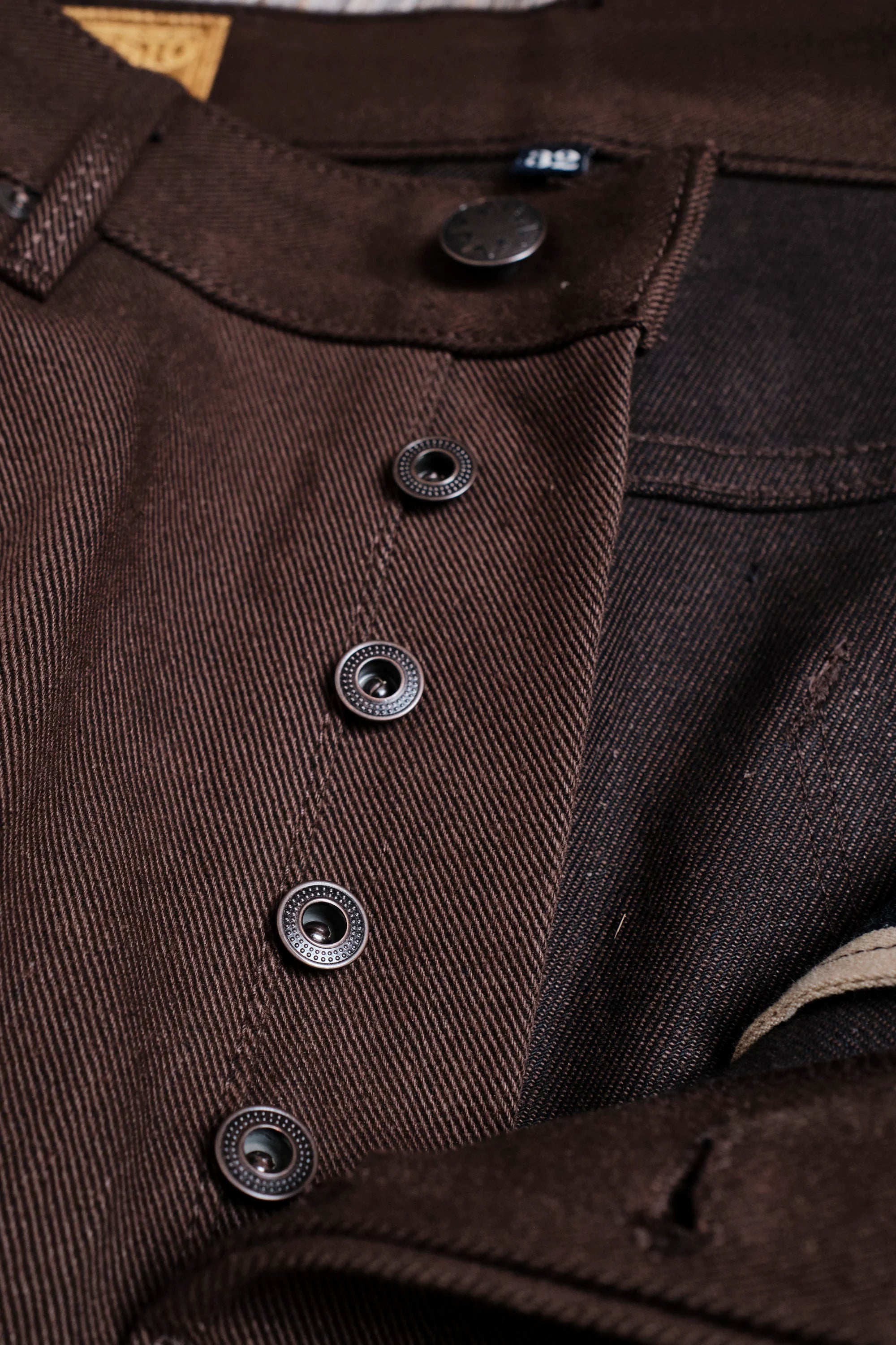 Freenote Cloth Modesto - 15oz Dark Brown Denim