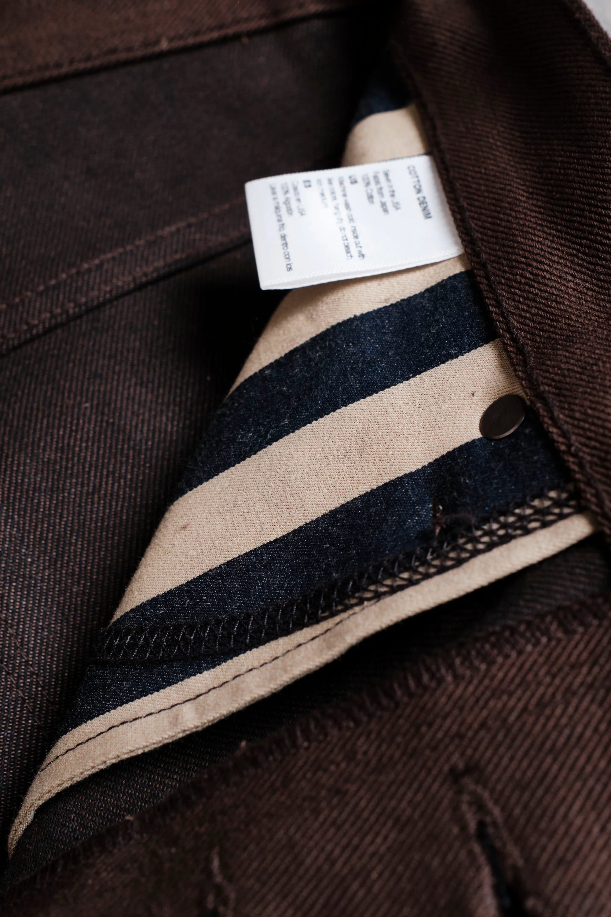 Freenote Cloth Modesto - 15oz Dark Brown Denim