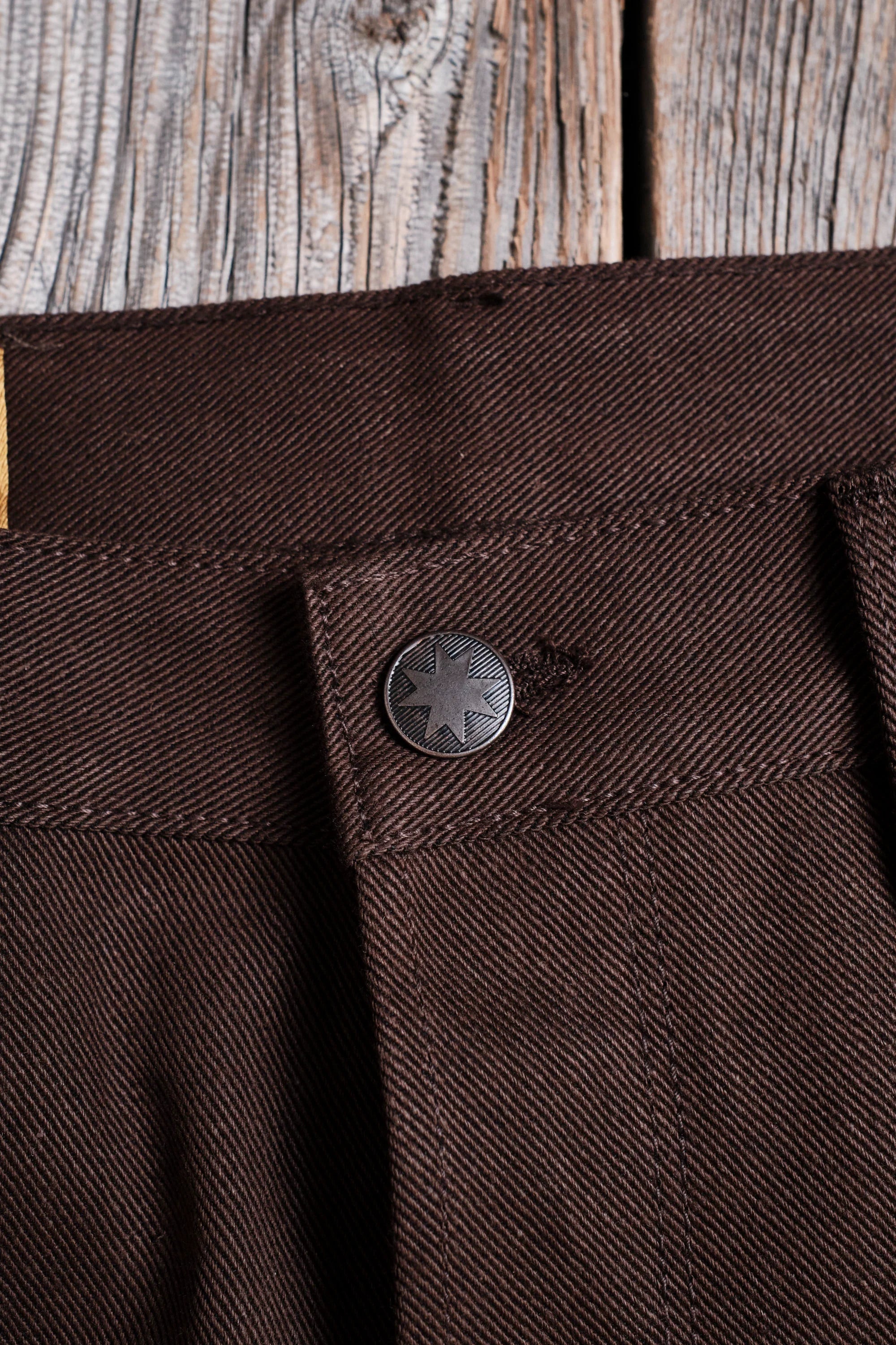 Freenote Cloth Modesto - 15oz Dark Brown Denim