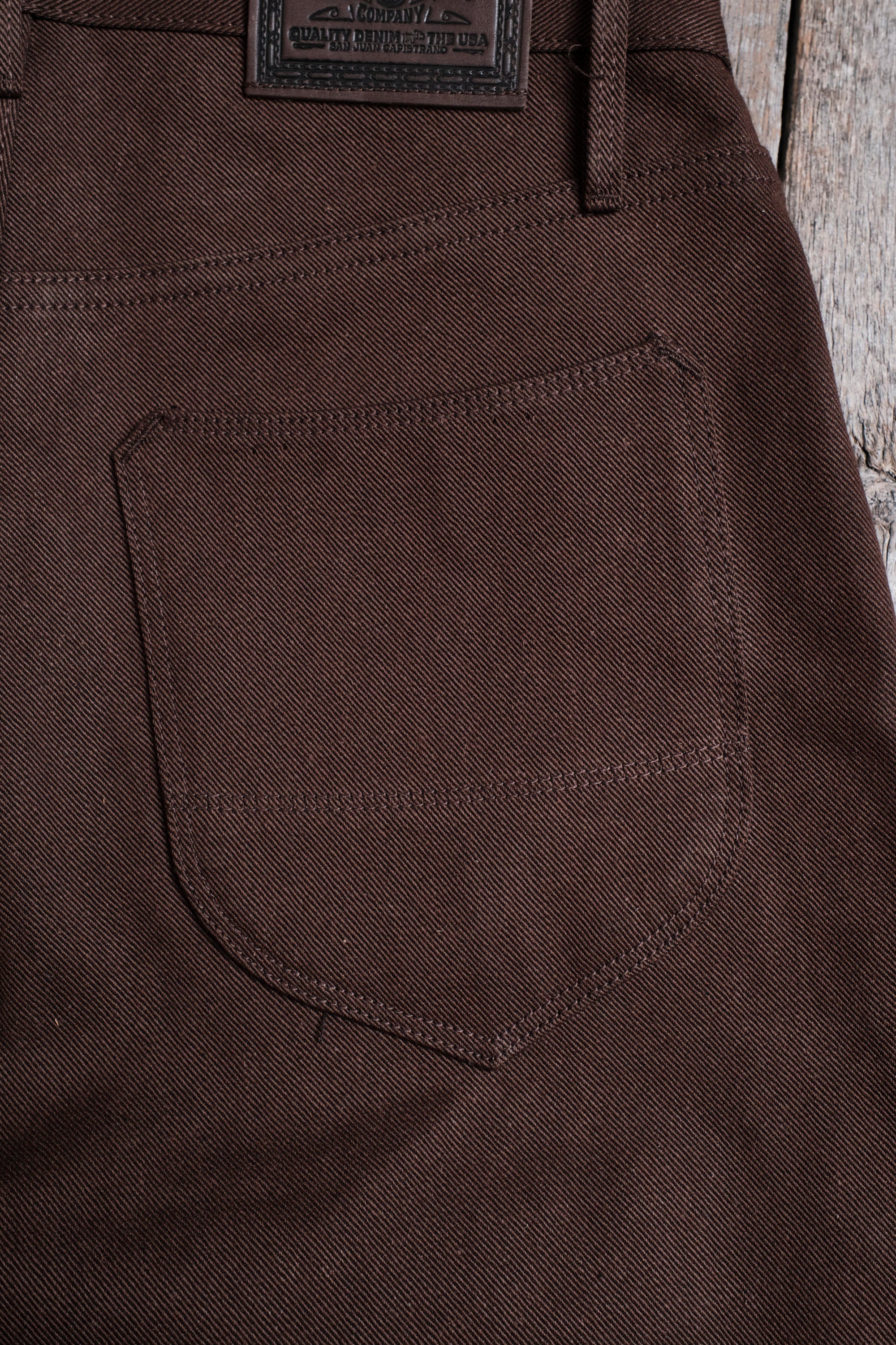 Freenote Cloth Modesto - 15oz Dark Brown Denim
