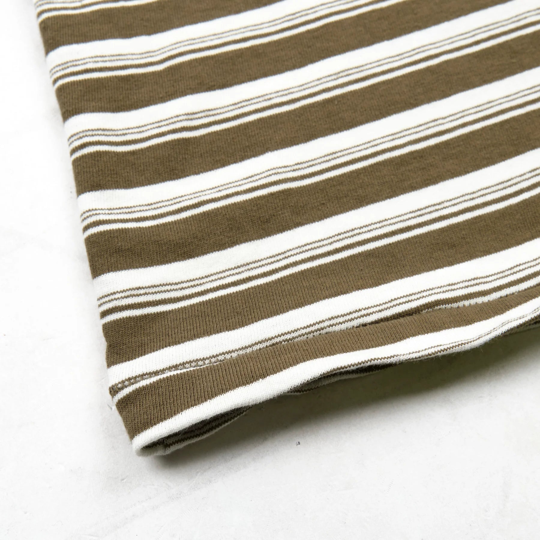 Freenote Cloth Speed Stripe S/S - Olive Stripe