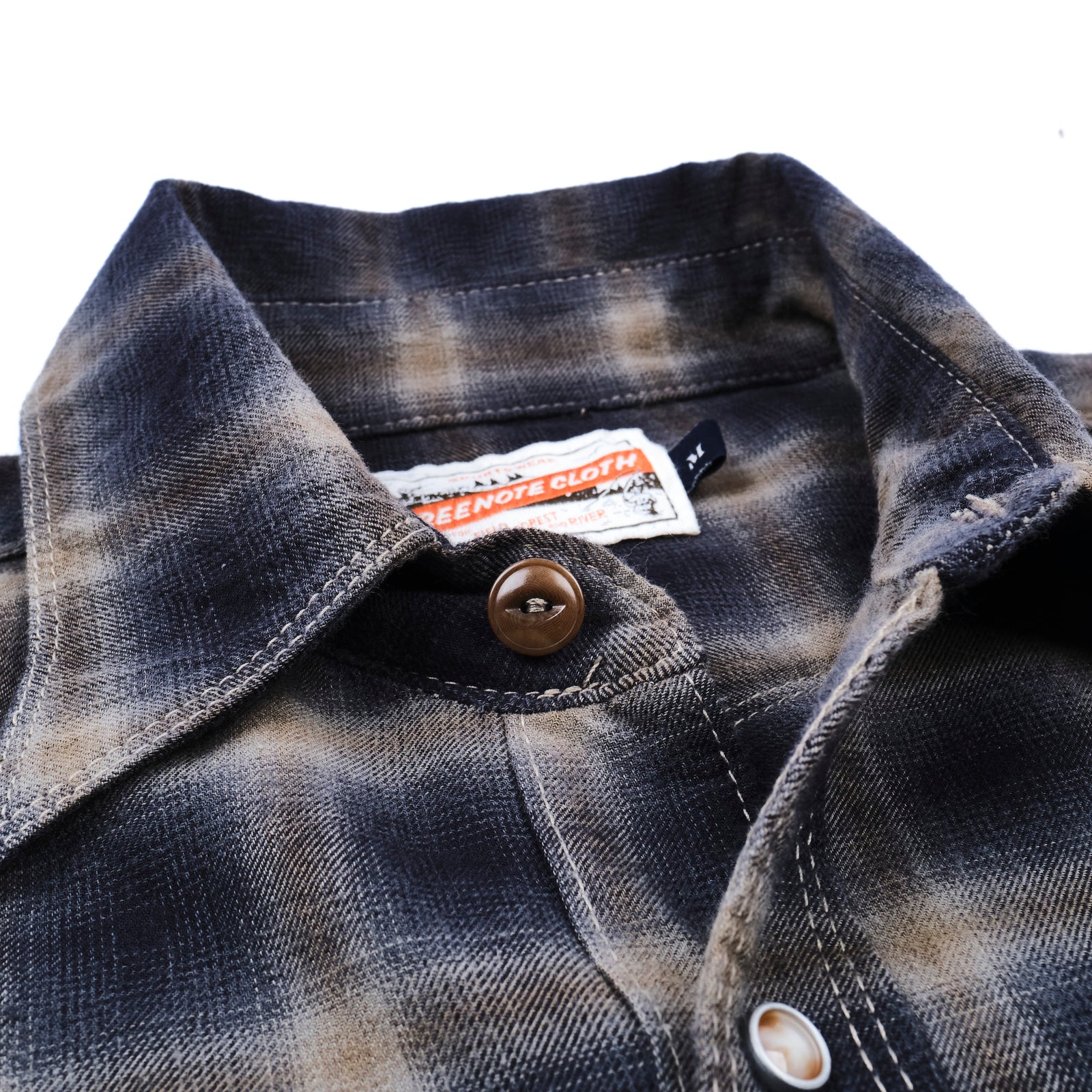 Freenote Cloth Bodie -Navy Shadow Plaid