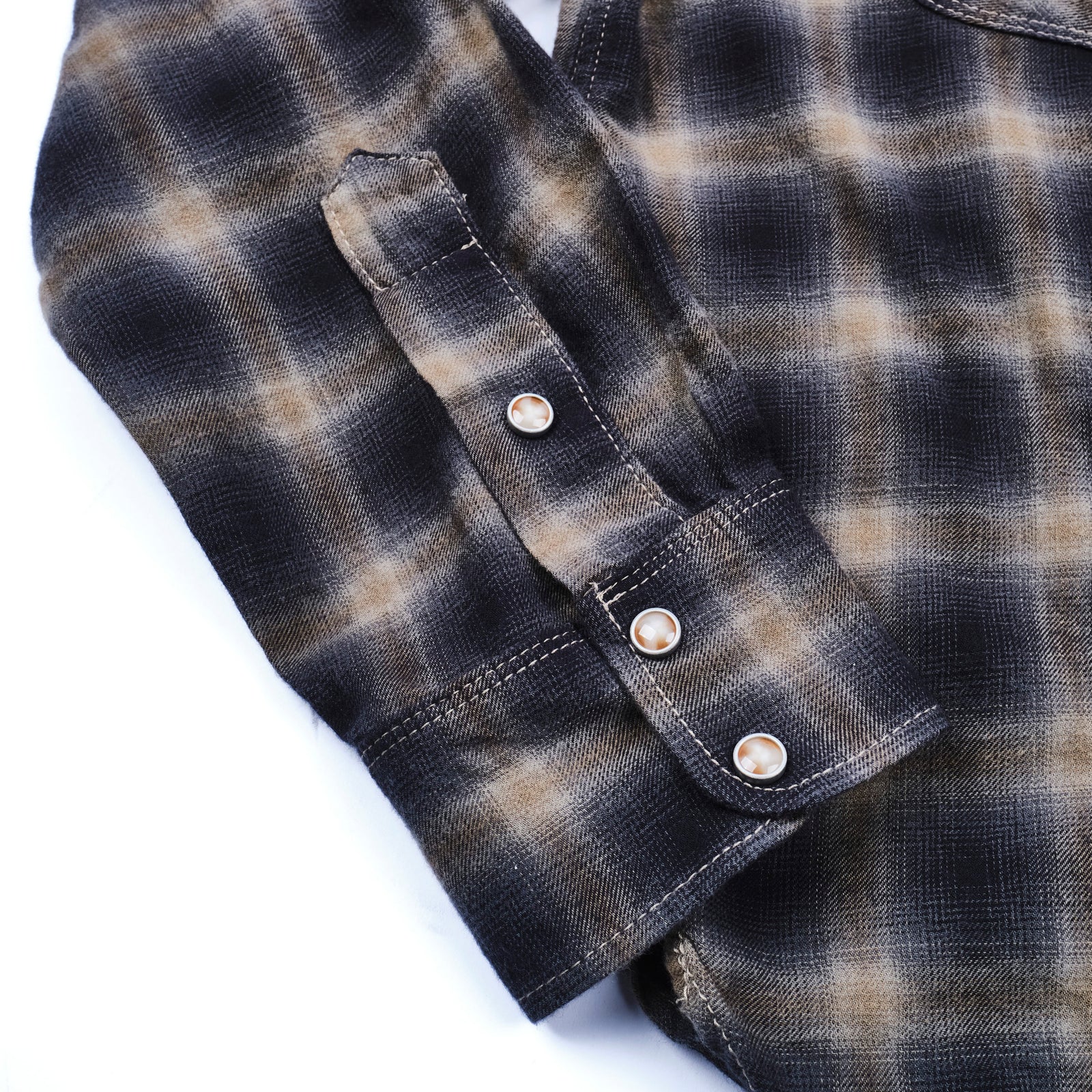 Freenote Cloth Bodie -Navy Shadow Plaid