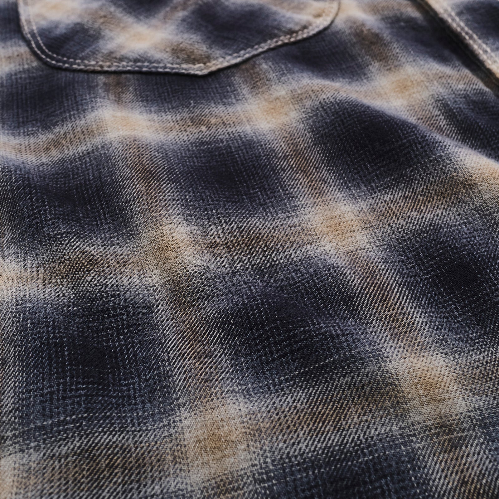Freenote Cloth Bodie -Navy Shadow Plaid