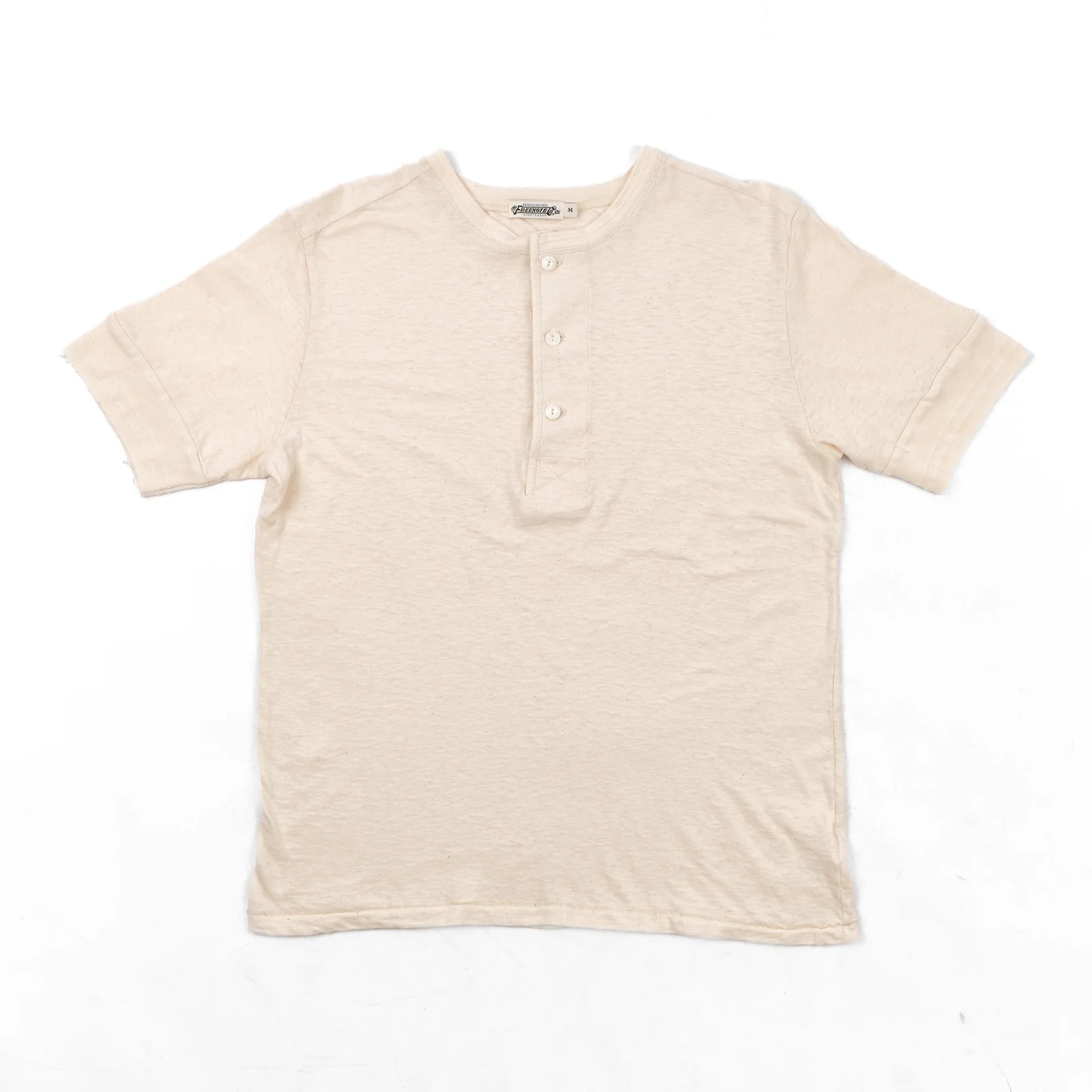 Freenote Cloth Fairmont Henley S/S - Natural