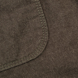 Wells shirt, laid flat chest pocket stitching details