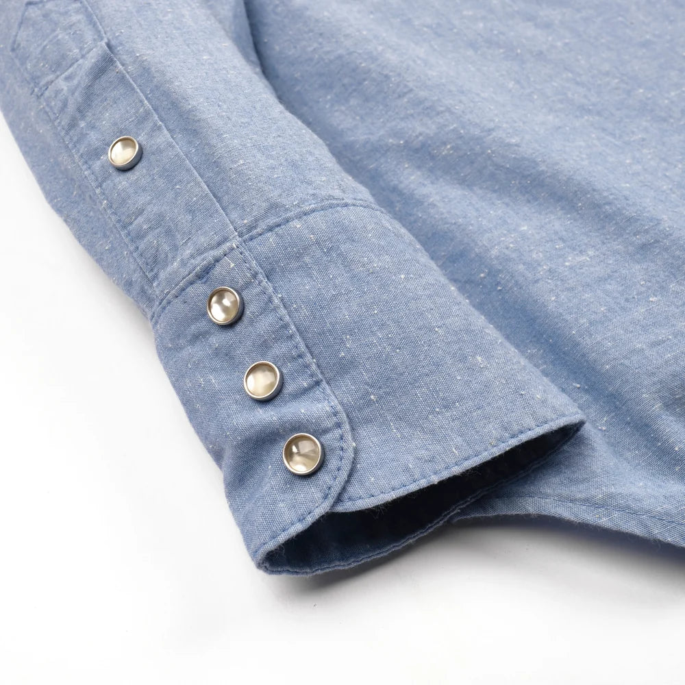 Freenote Cloth North Fork - Sky Blue Chambray