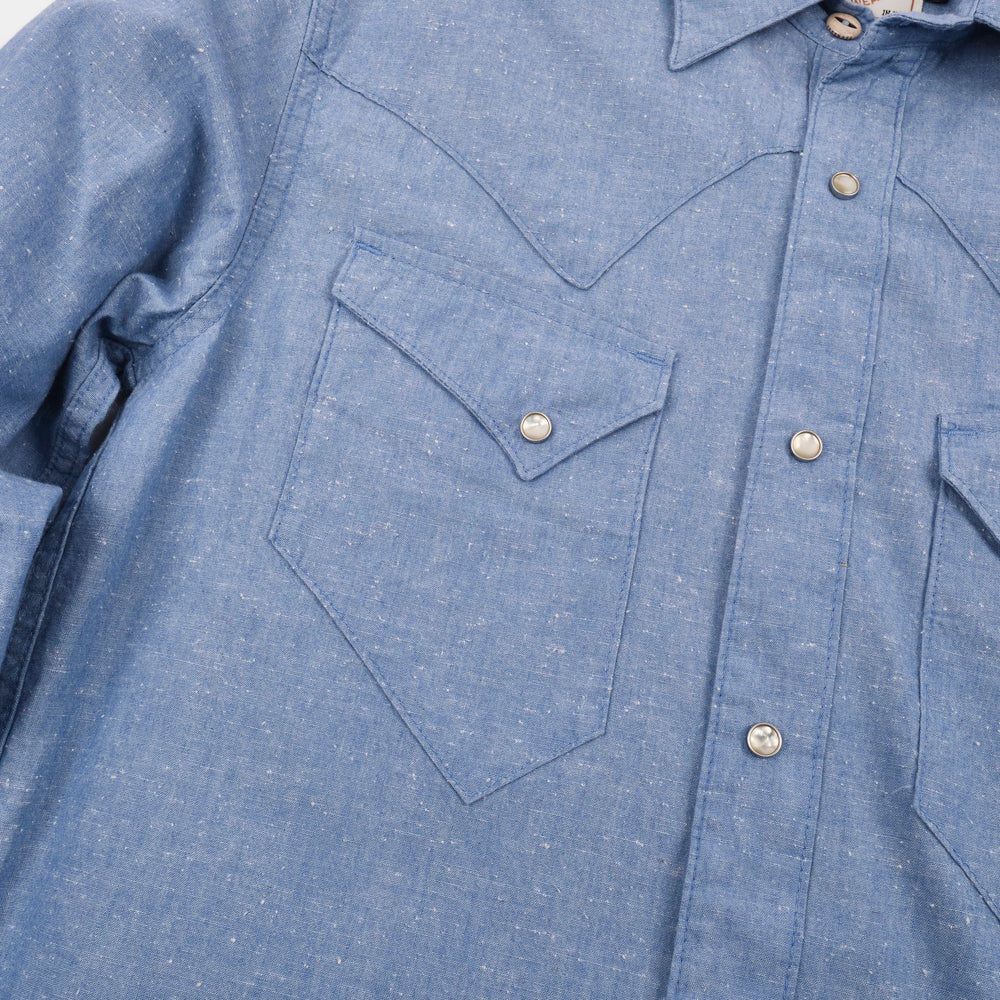 Freenote Cloth North Fork - Sky Blue Chambray