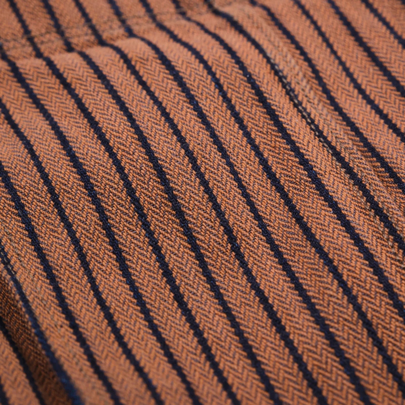 Freenote Cloth High Low - Brown Dobby Herringbone