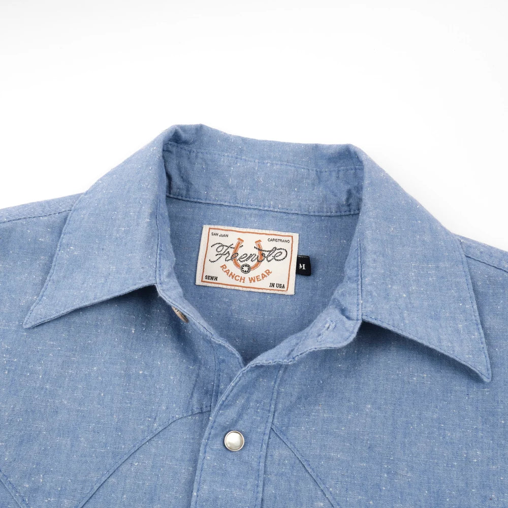 Freenote Cloth North Fork - Sky Blue Chambray