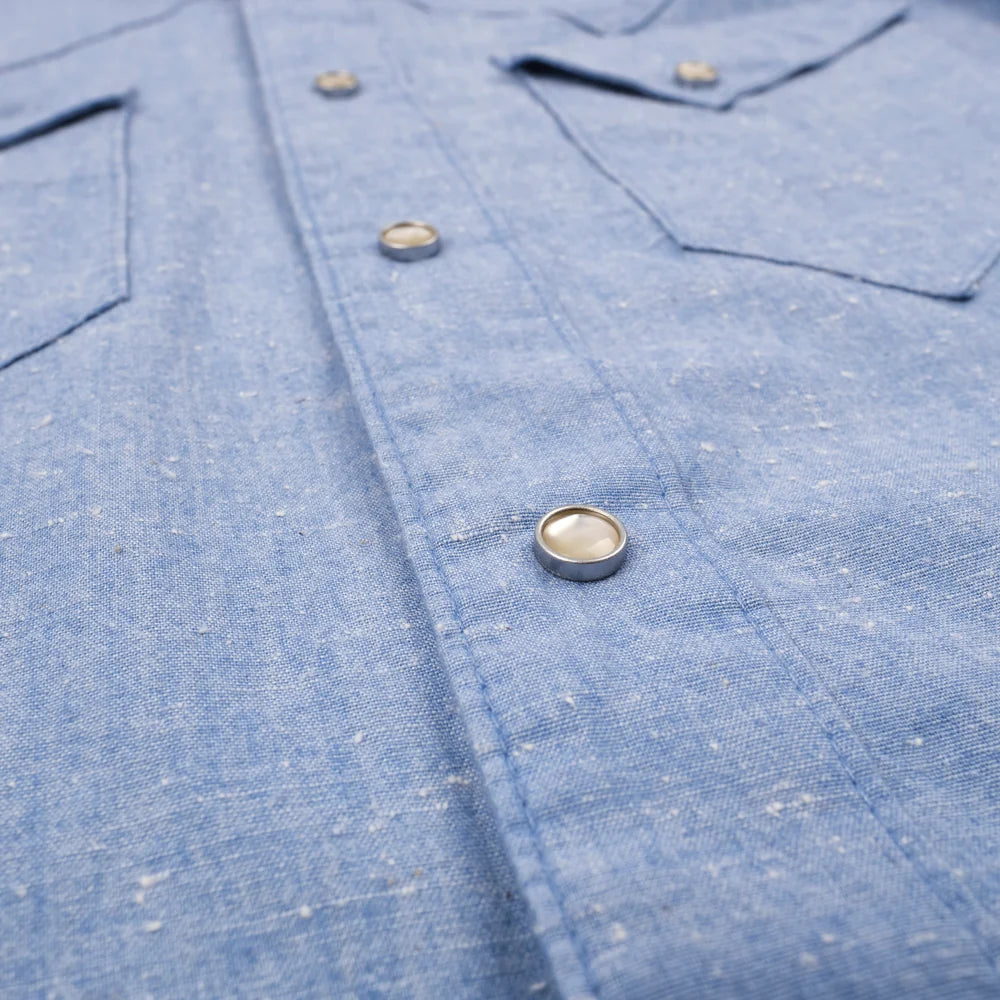 Freenote Cloth North Fork - Sky Blue Chambray