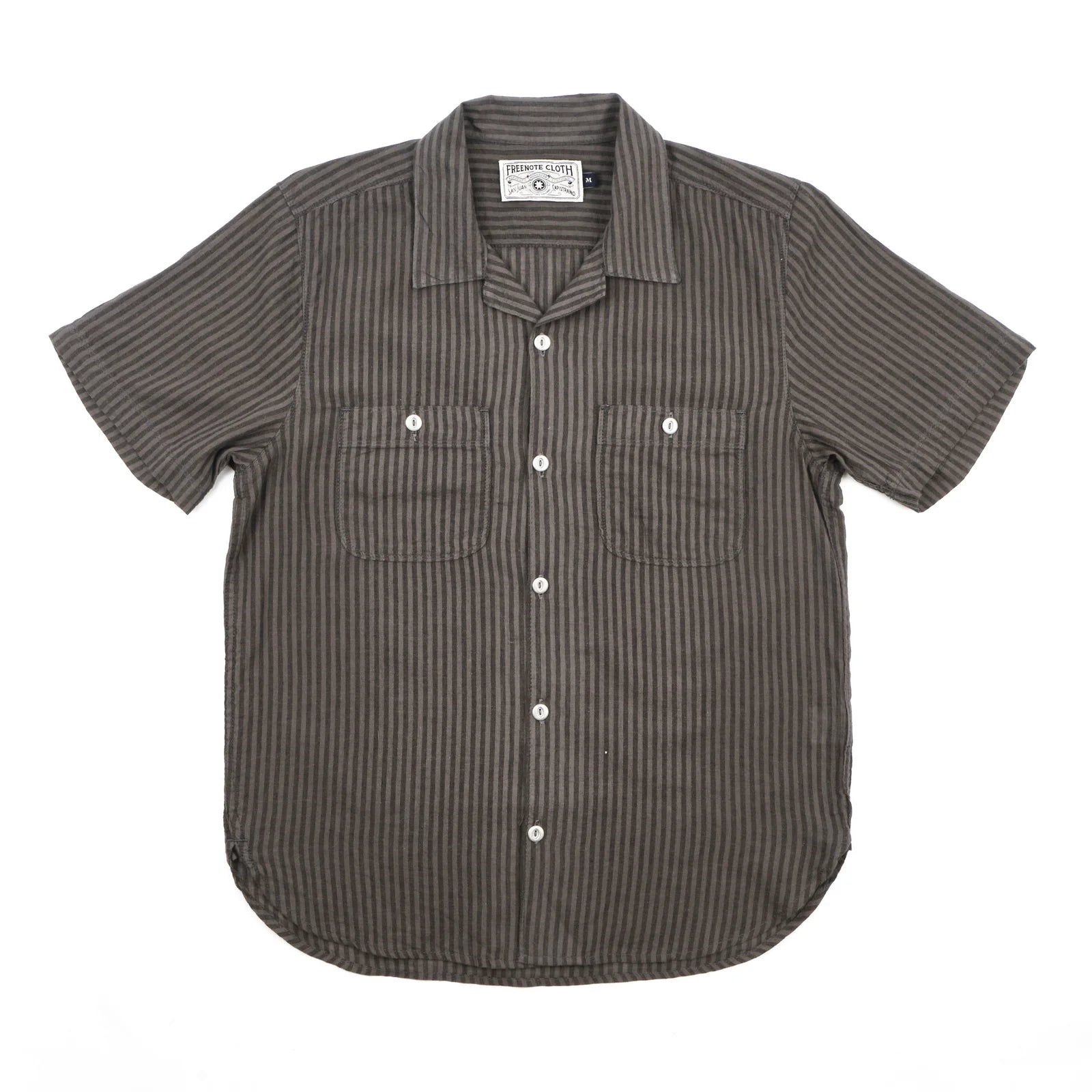 Freenote Cloth Dayton S/S - Black Stripe