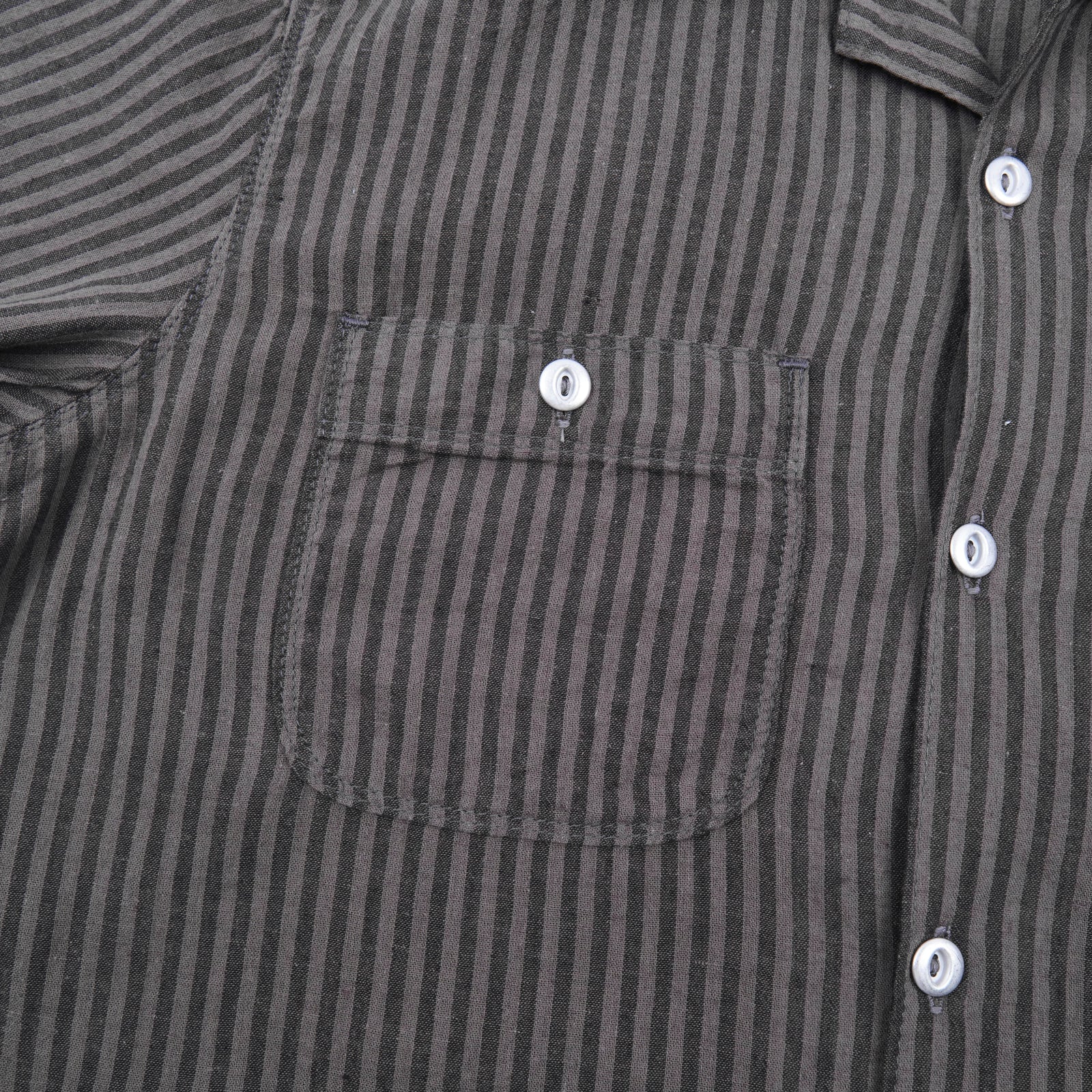Freenote Cloth Dayton S/S - Black Stripe