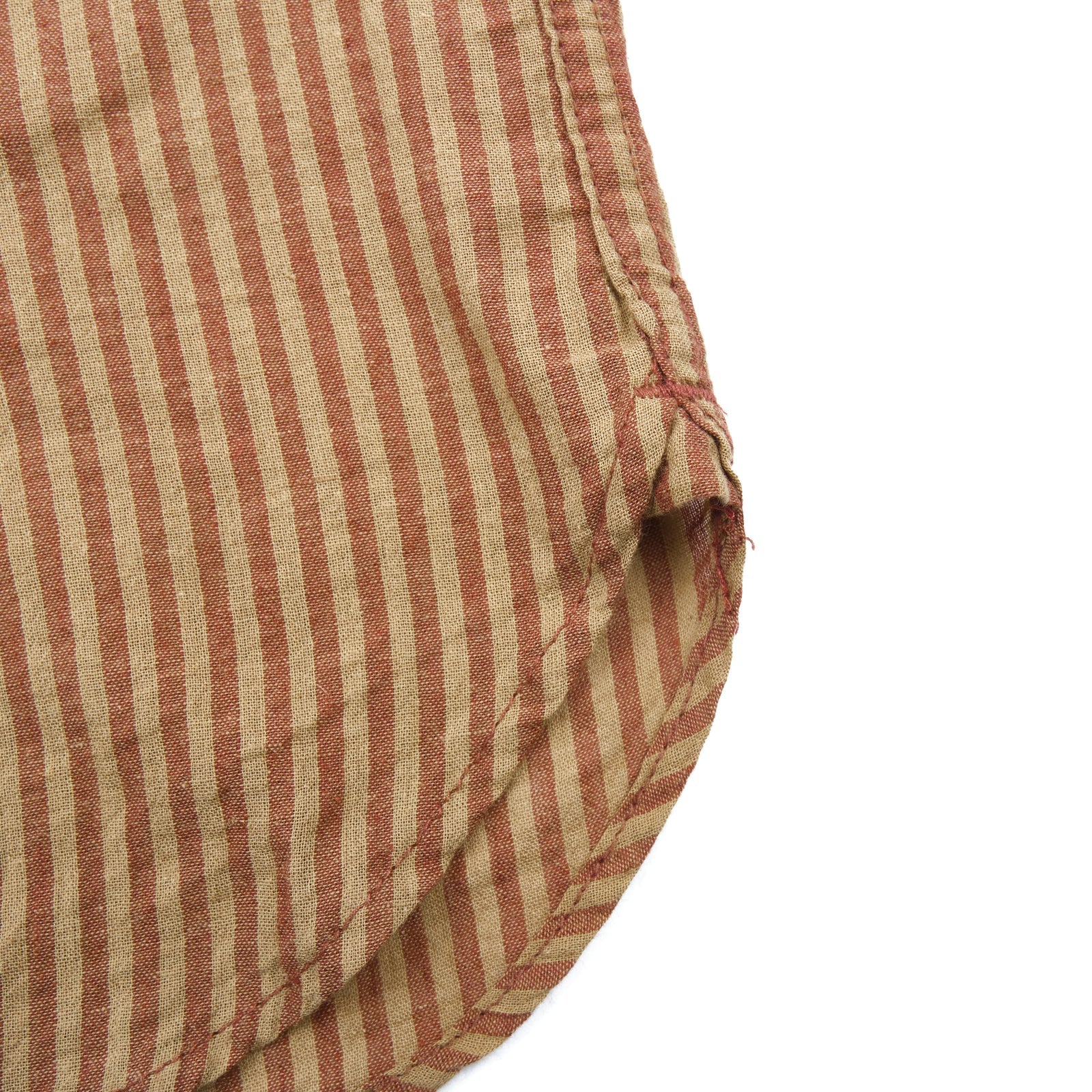 Freenote Cloth Dayton S/S - Terracotta Stripe