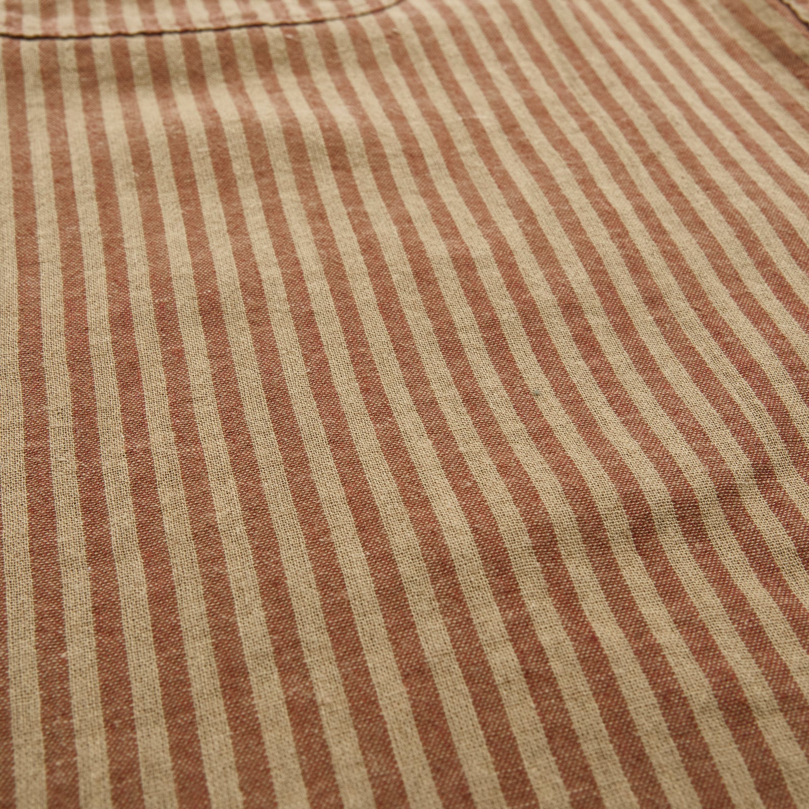 Freenote Cloth Dayton S/S - Terracotta Stripe