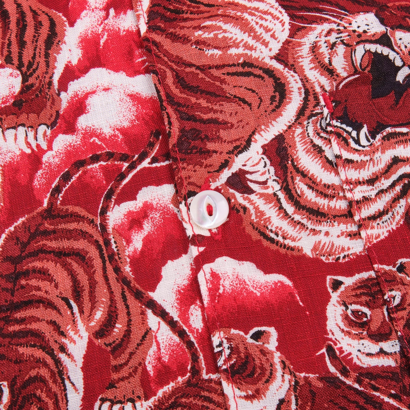 Freenote Cloth Hawaiian - Red Tiger