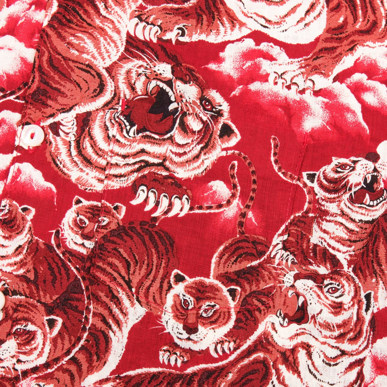 Freenote Cloth Hawaiian - Red Tiger