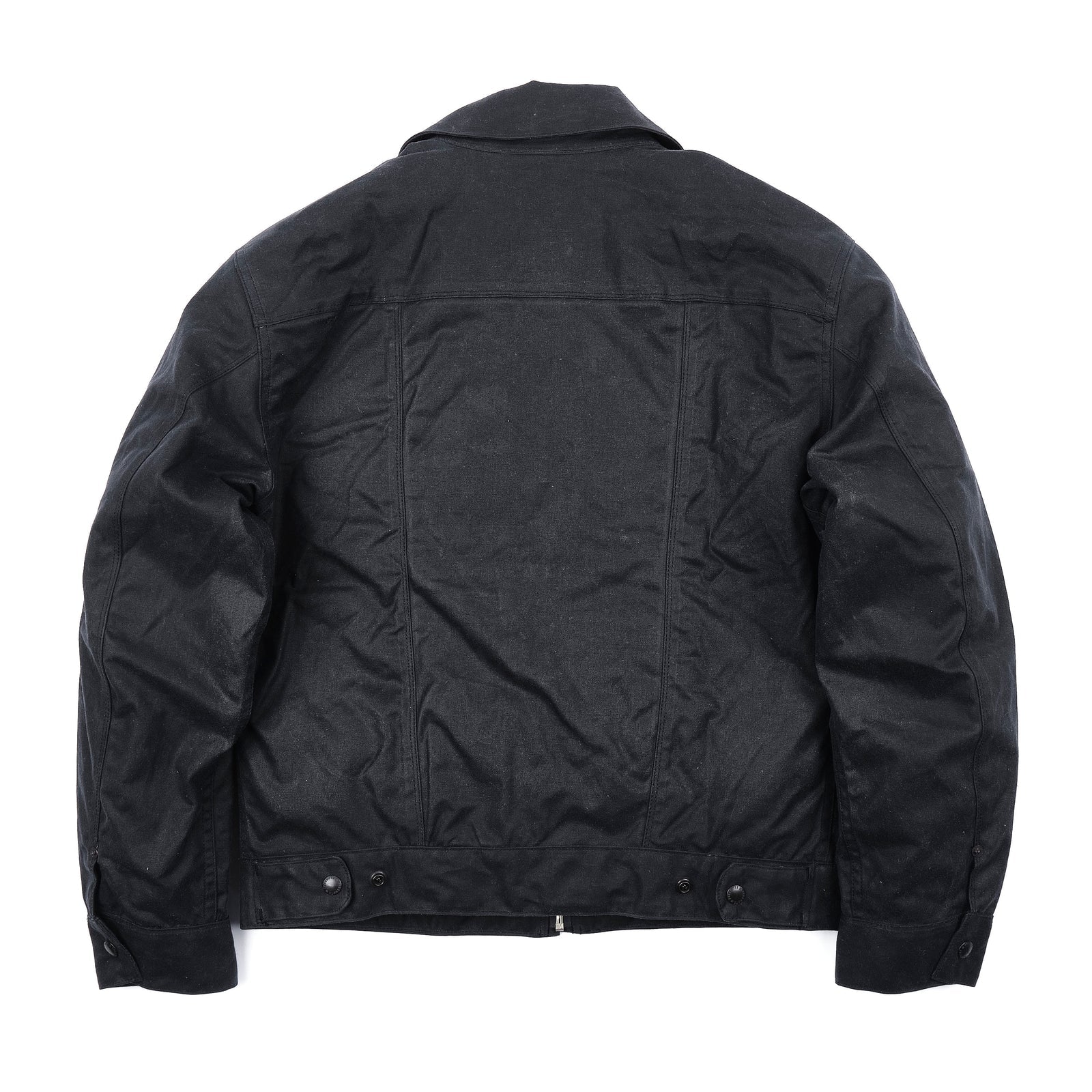 Freenote Cloth Faro Jacket Waxed Canvas - Black