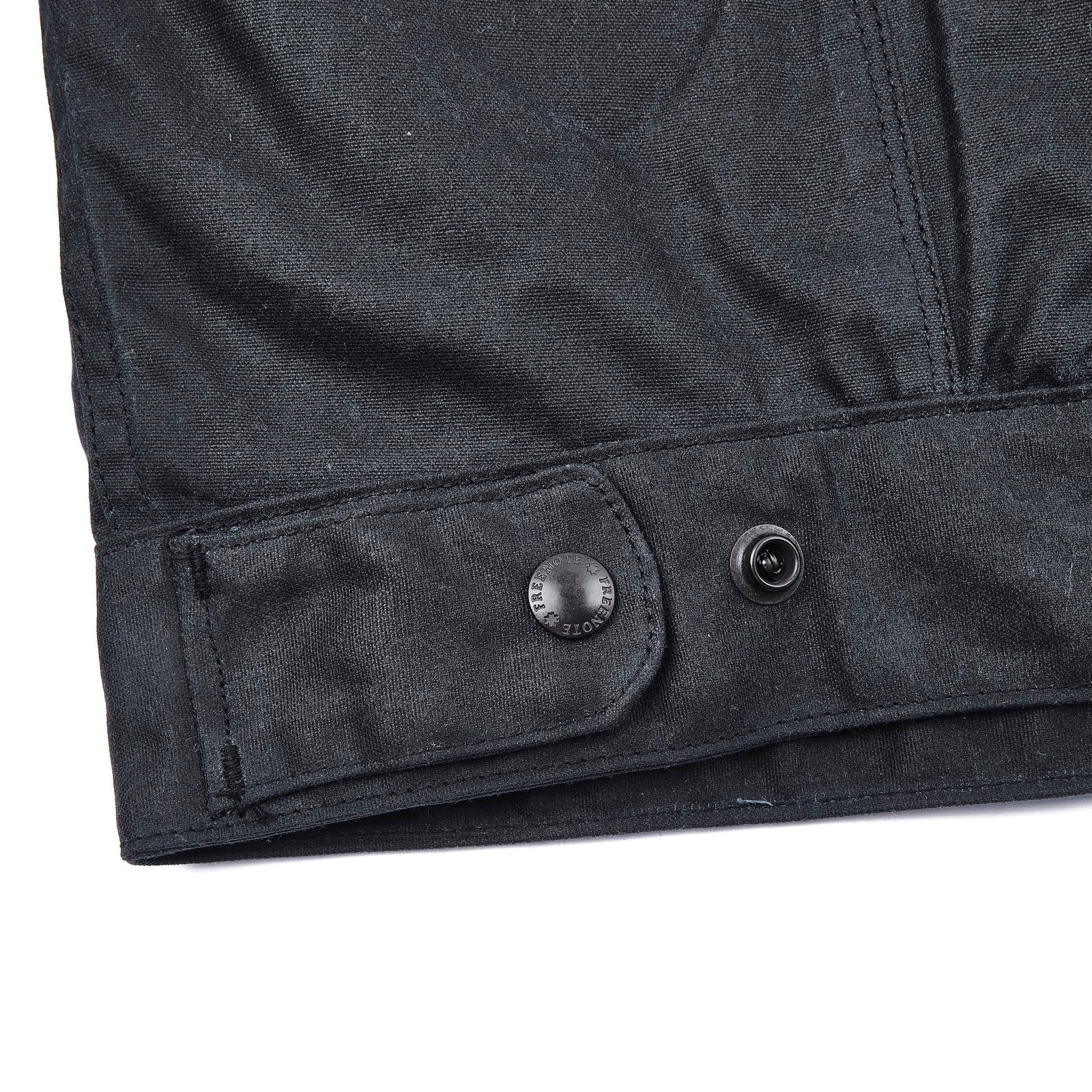 Freenote Cloth Faro Jacket Waxed Canvas - Black