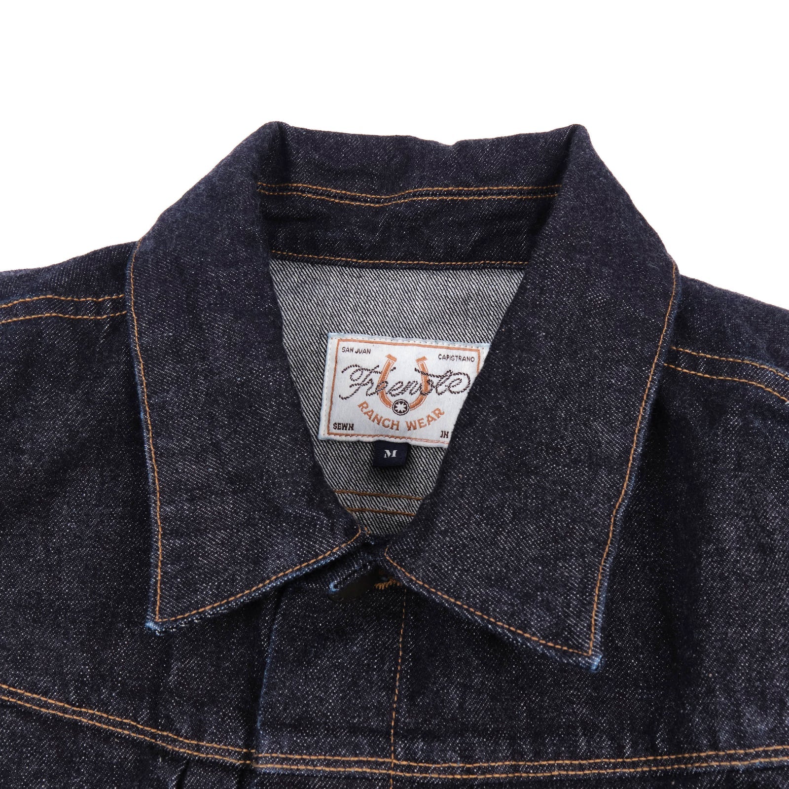 Freenote Cloth Riders Jacket - 15oz Unsinged Rinsed Denim