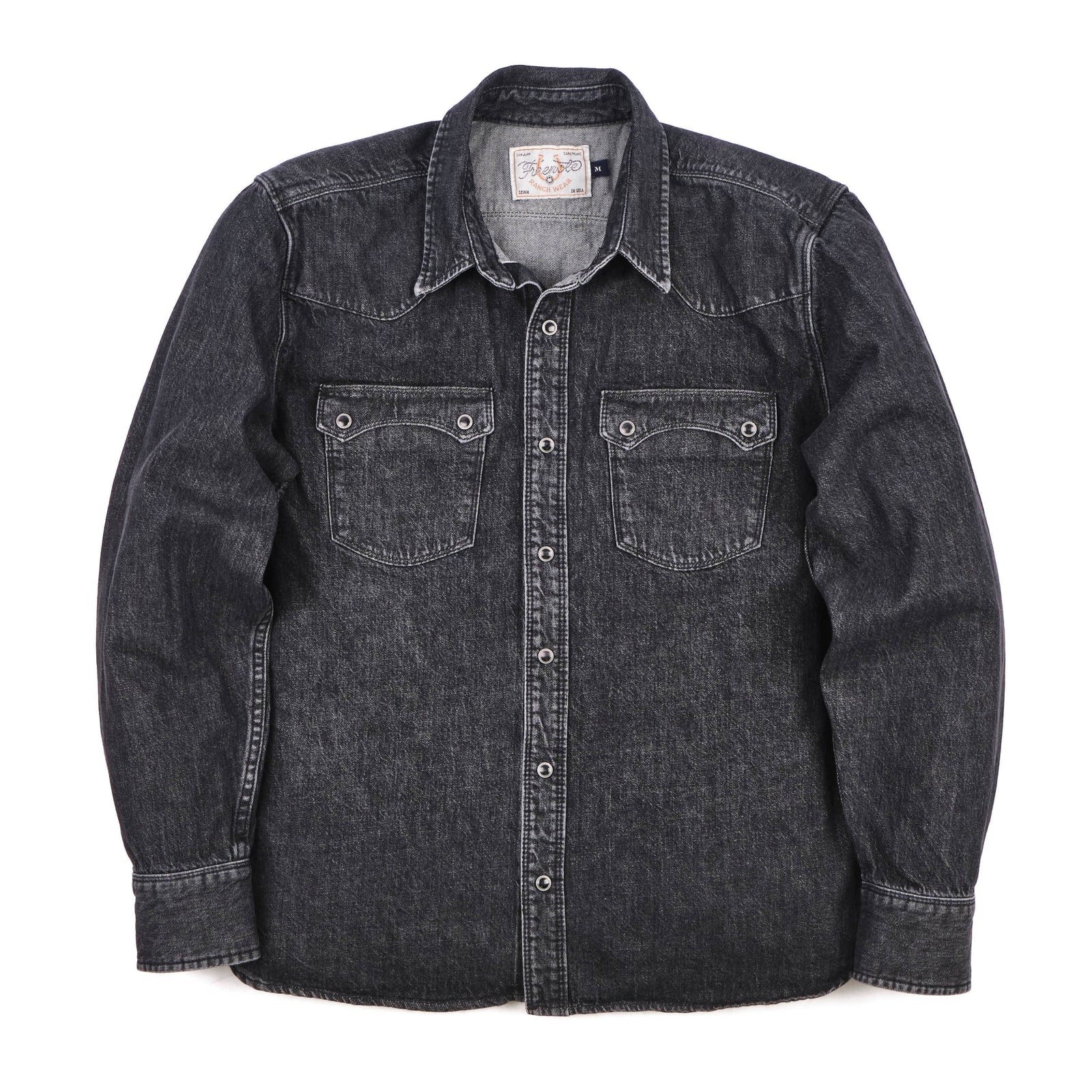 Freenote Cloth Modern Western - 11oz Washed Black Denim