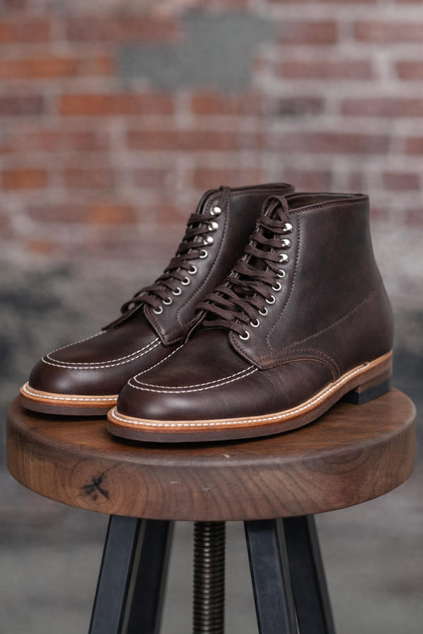Pre-Order FW26) Alden Mocc Toe Boot - Arabica Lux - Franklin & Poe