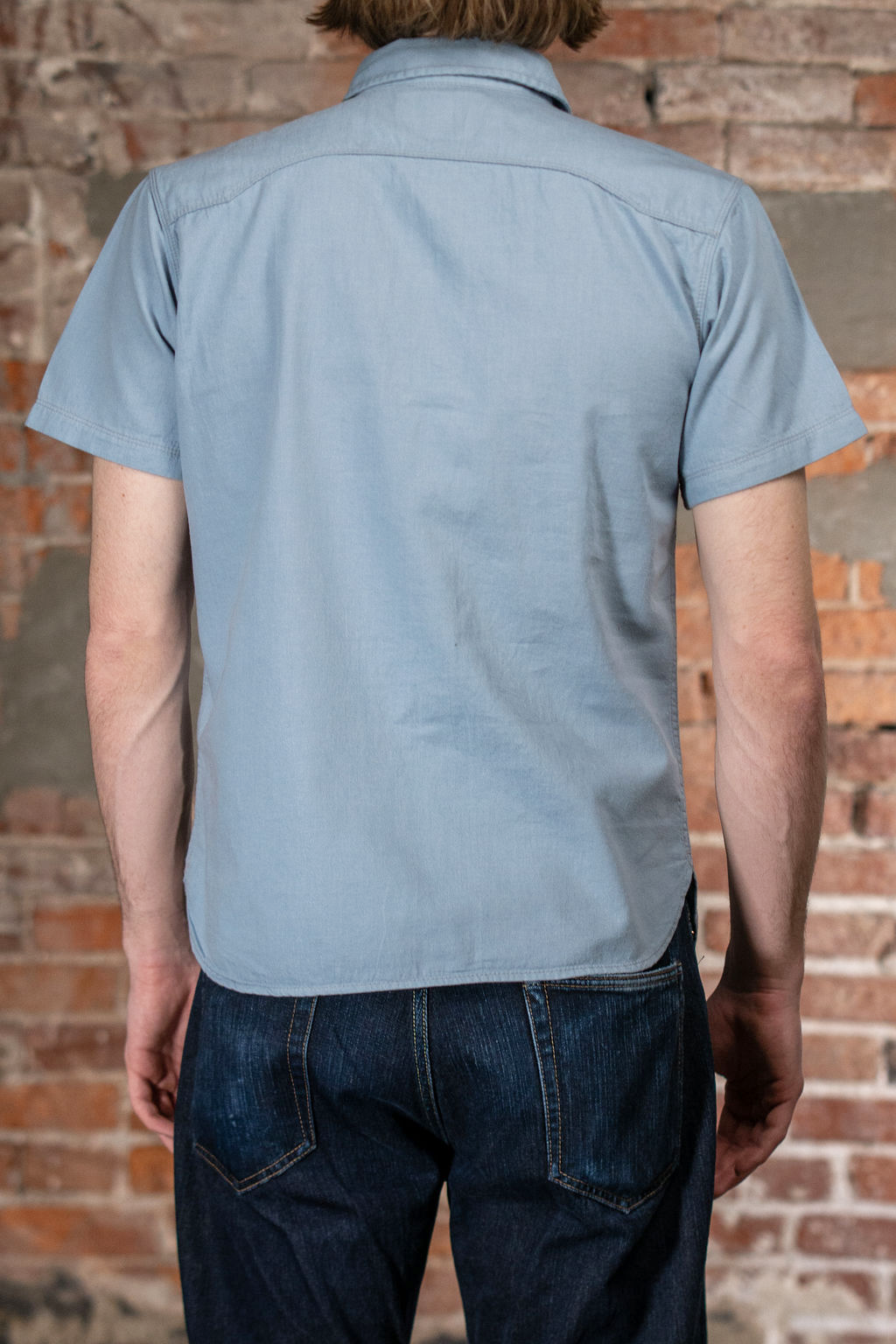 Freenote Cloth Modern Western S/S - Clear Blue