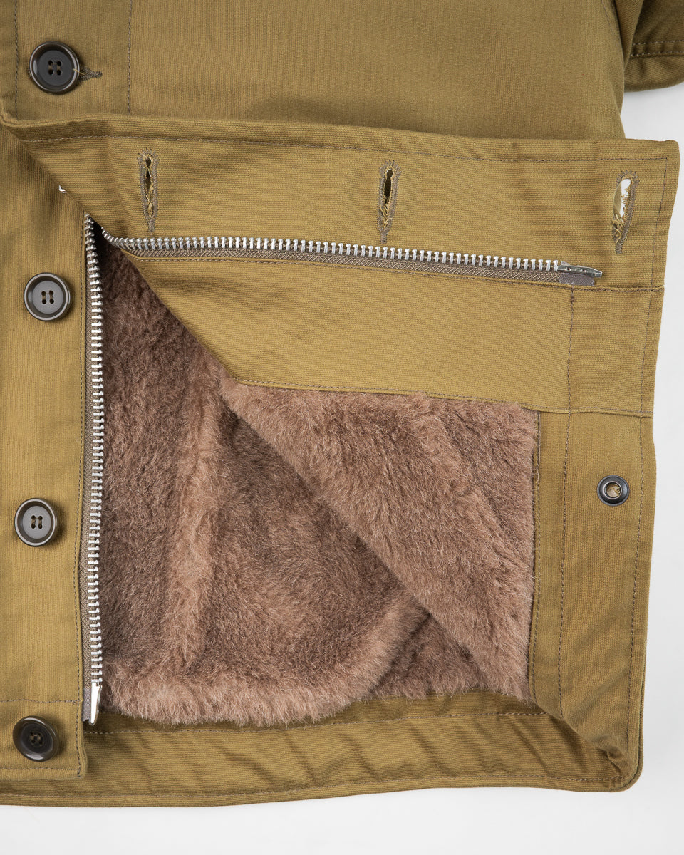 Iron Heart IHM-35-KHA Whipcord N1 Deck Jacket - Khaki