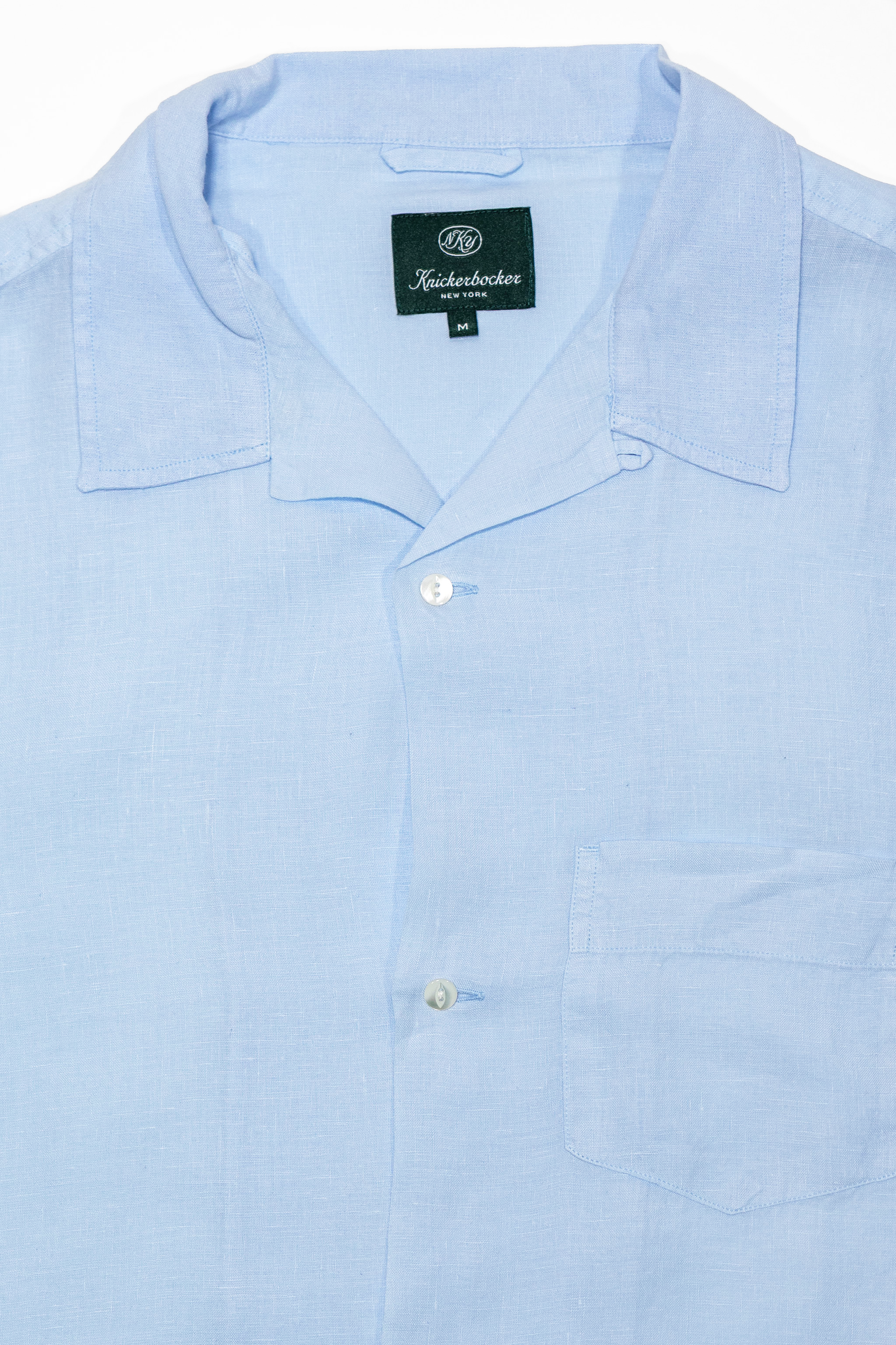 Knickerbocker Marina Linen Shirt - Sky