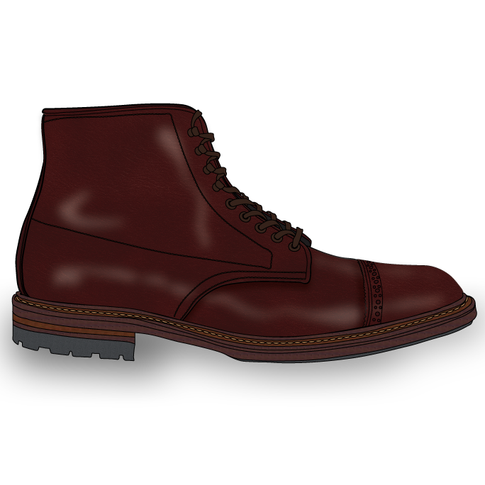 (Pre-Order FW25) Alden Jumper Boot - Color 8 Shell Cordovan