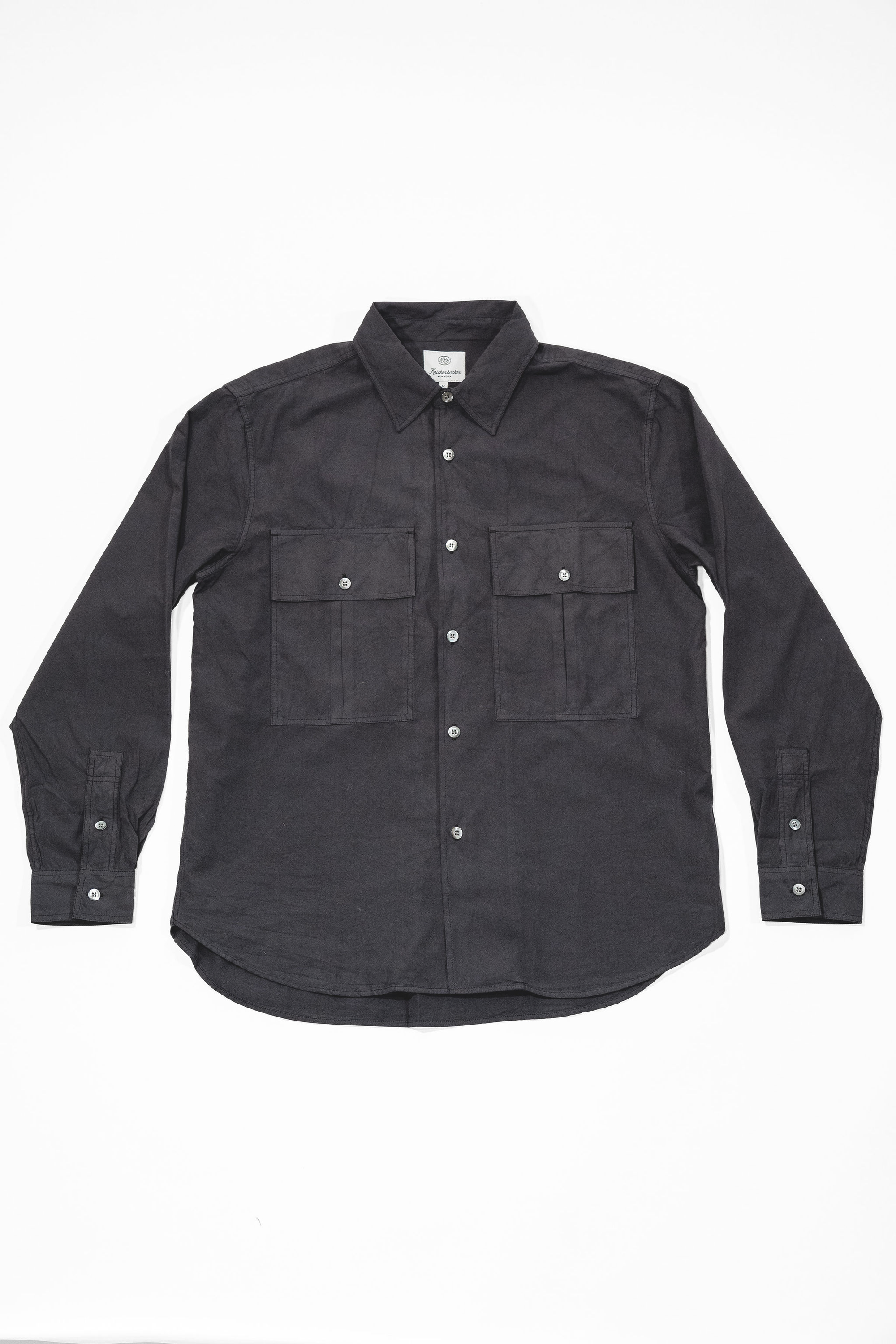 Knickerbocker Atlas Cotton Poplin Shirt - Peat
