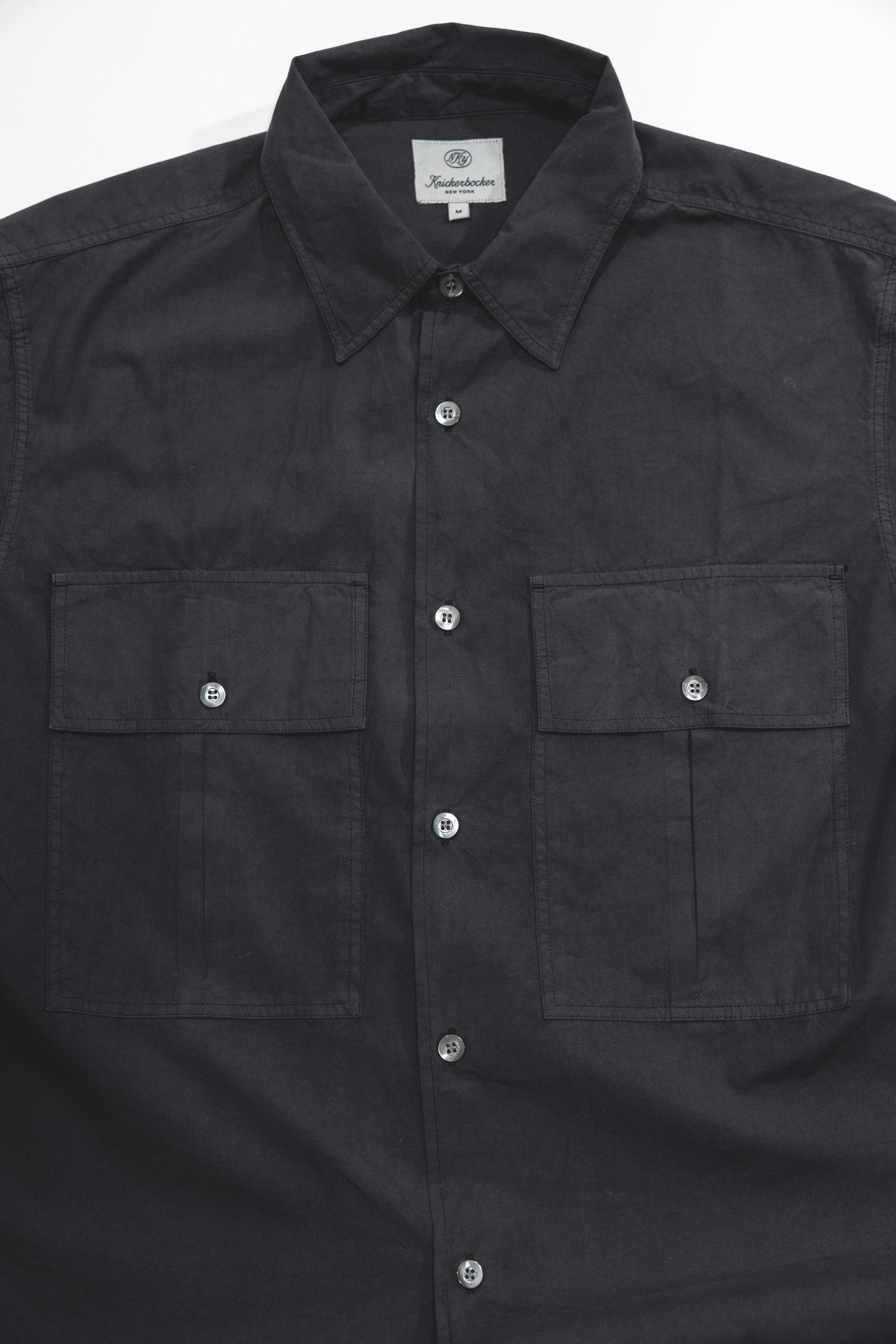 Knickerbocker Atlas Cotton Poplin Shirt - Peat