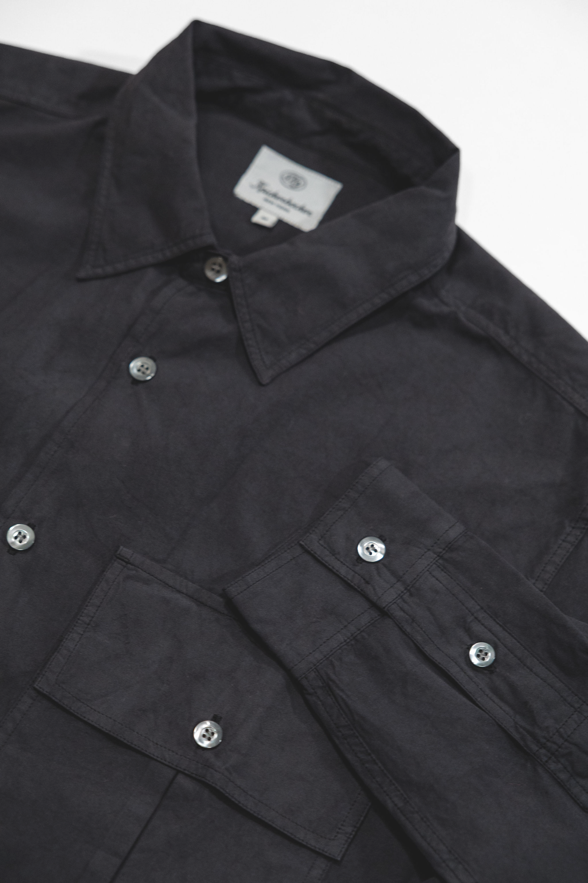 Knickerbocker Atlas Cotton Poplin Shirt - Peat