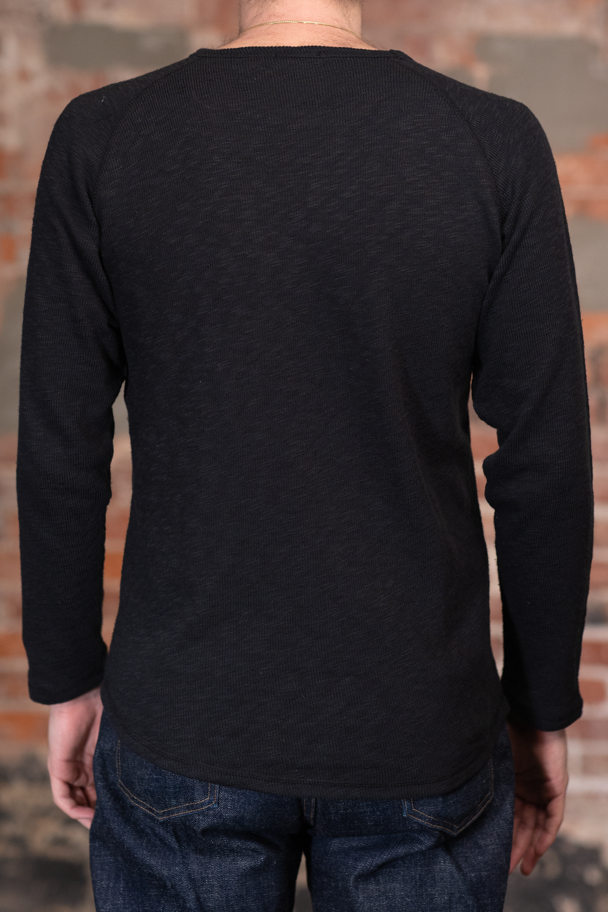 Hansen Garments Felix Raglan Long Sleeve T-Shirt - Black