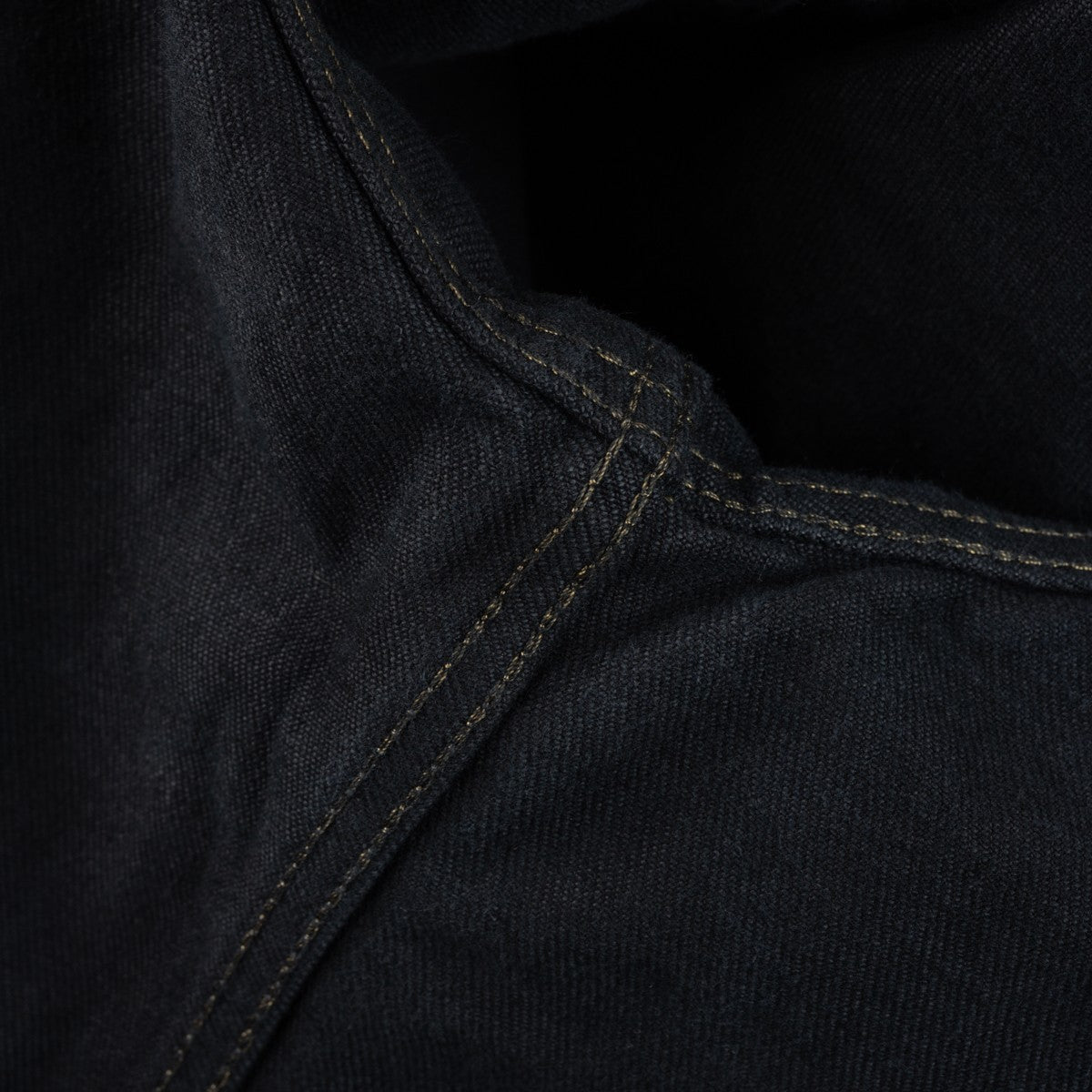 Iron Heart IH-526-142OD 14oz Selvedge Denim Modified Type III Jacket - Indigo Overdyed Black