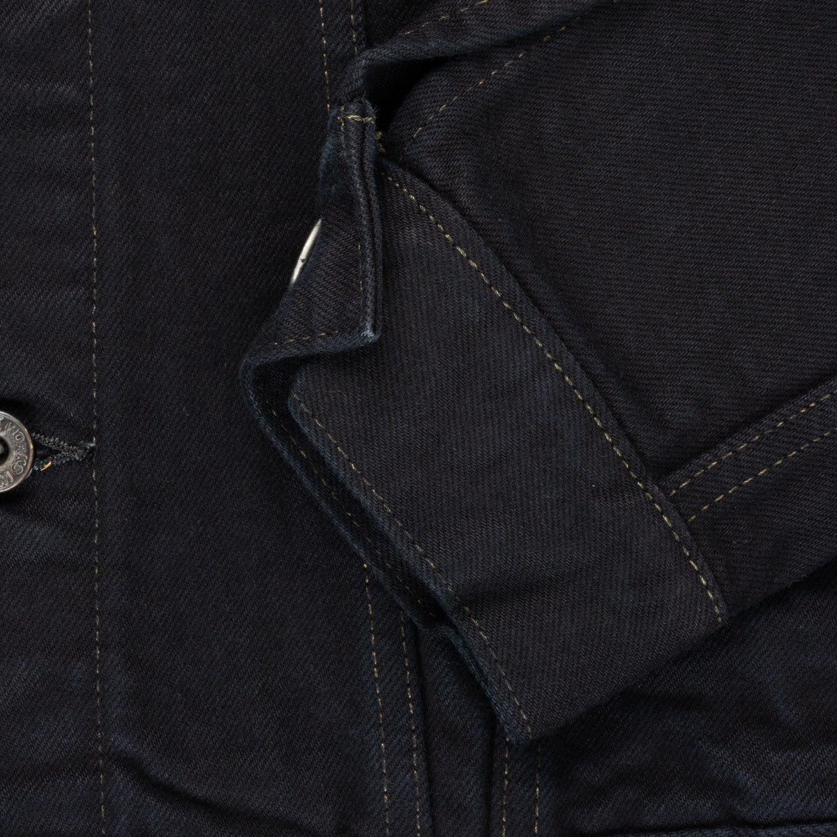 Iron Heart IH-526-142OD 14oz Selvedge Denim Modified Type III Jacket - Indigo Overdyed Black