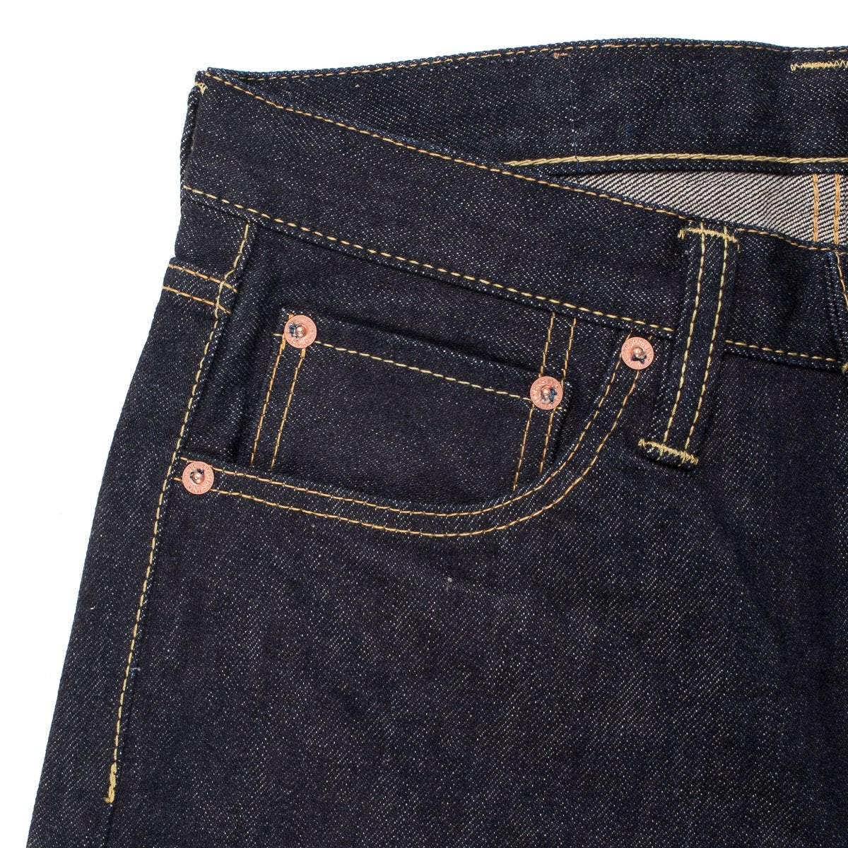 Iron Heart IH-634-142 14oz Selvedge Denim Straight Cut Jeans - Indigo