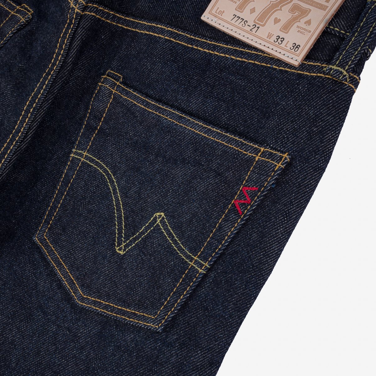 Iron Heart IH-777S-21 Indigo 21oz Selvedge Denim - Super Slim Tapered Cut