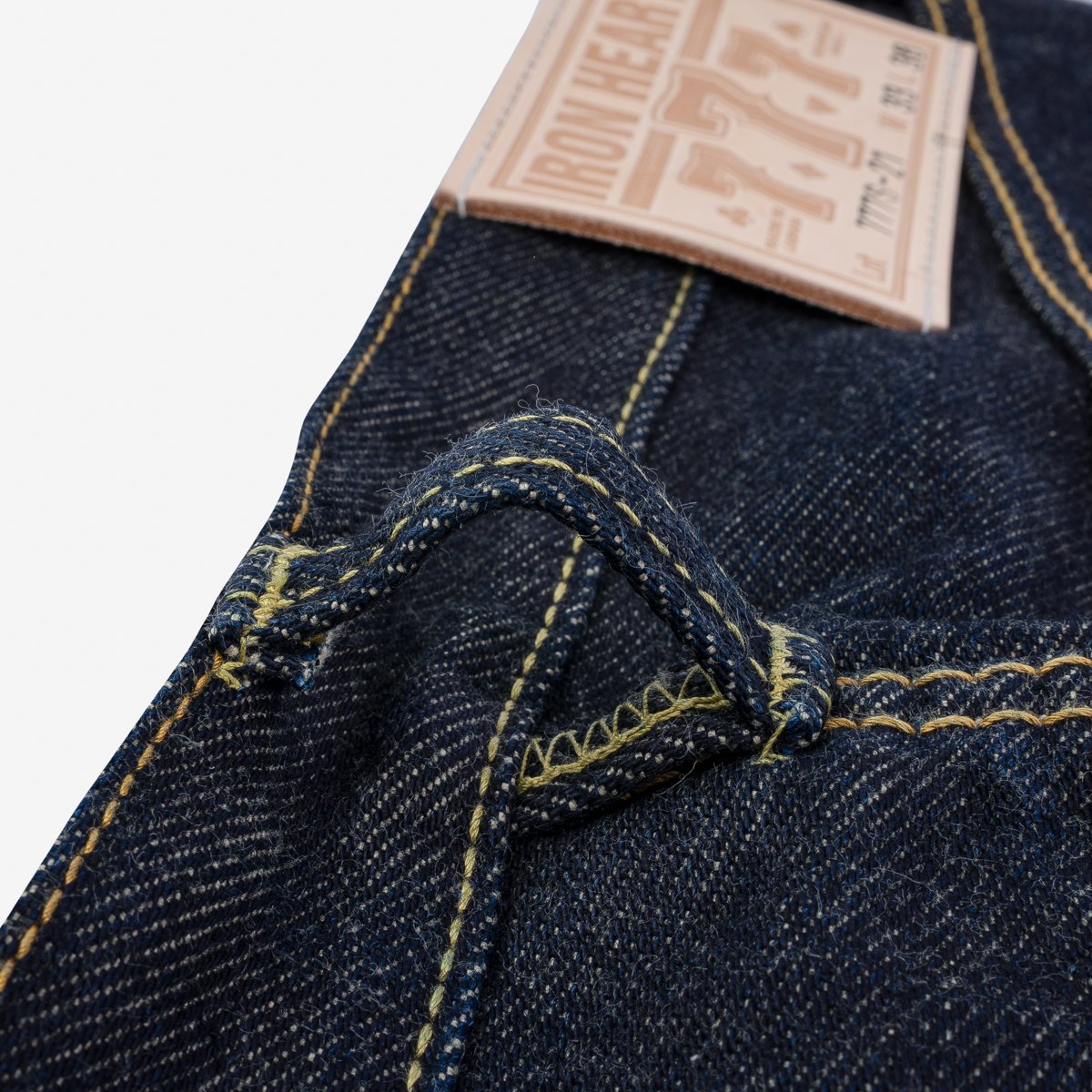 Iron Heart IH-777S-21 Indigo 21oz Selvedge Denim - Super Slim Tapered Cut