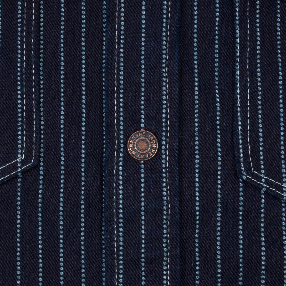 Iron Heart IHSH-227-IND 12oz Wabash CPO Shirt - Indigo