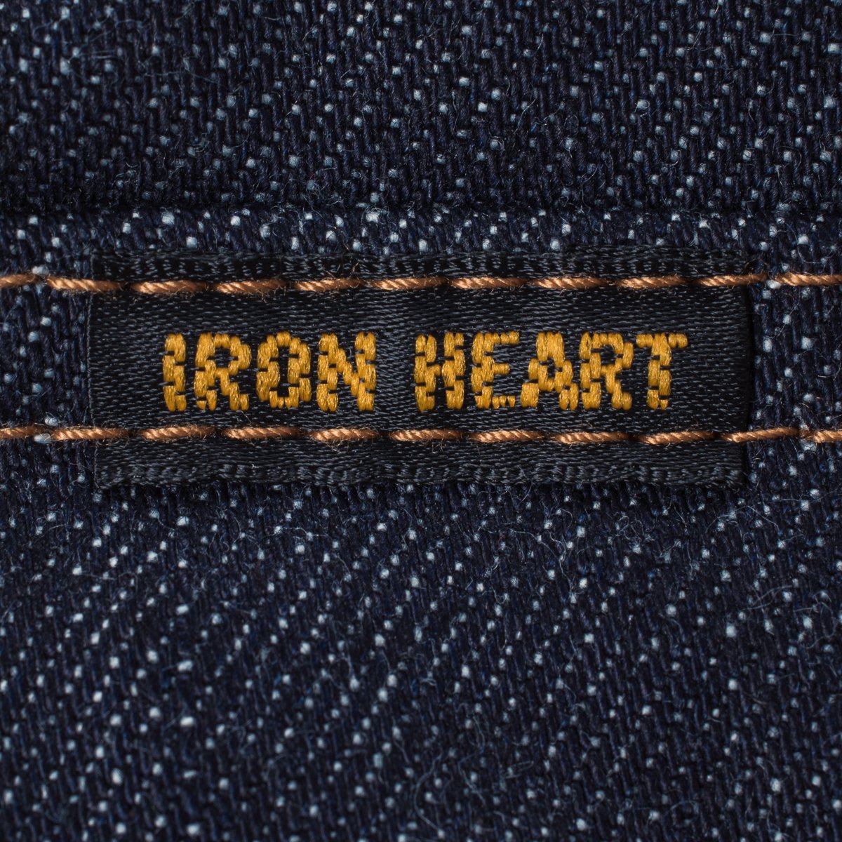 Iron Heart IHSH-33-IND 12oz Selvedge Denim Western Shirt - Indigo