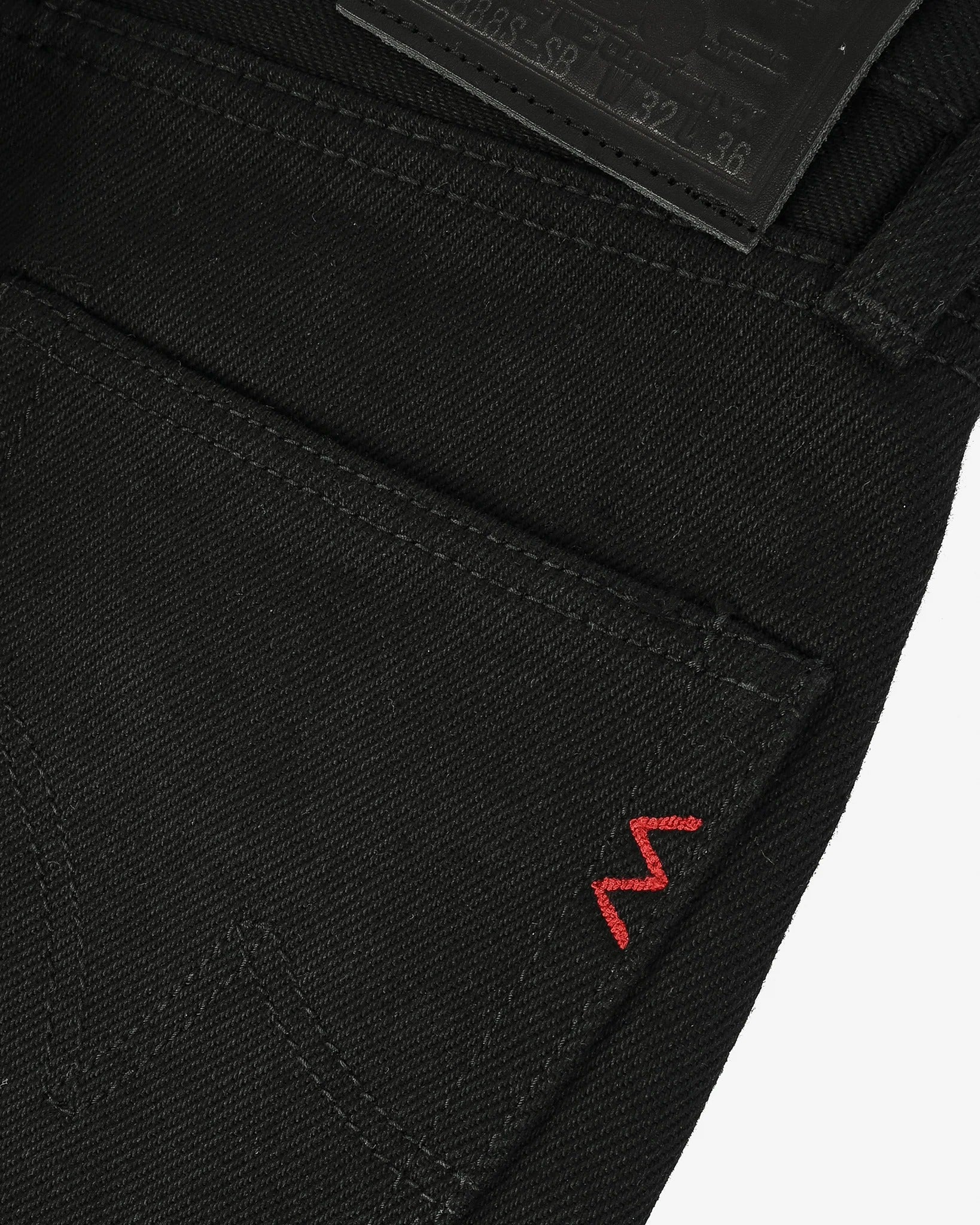 Iron Heart IH-888S-SB Superblack Non-Fade 21oz. Selvedge Denim - Tapered Cut