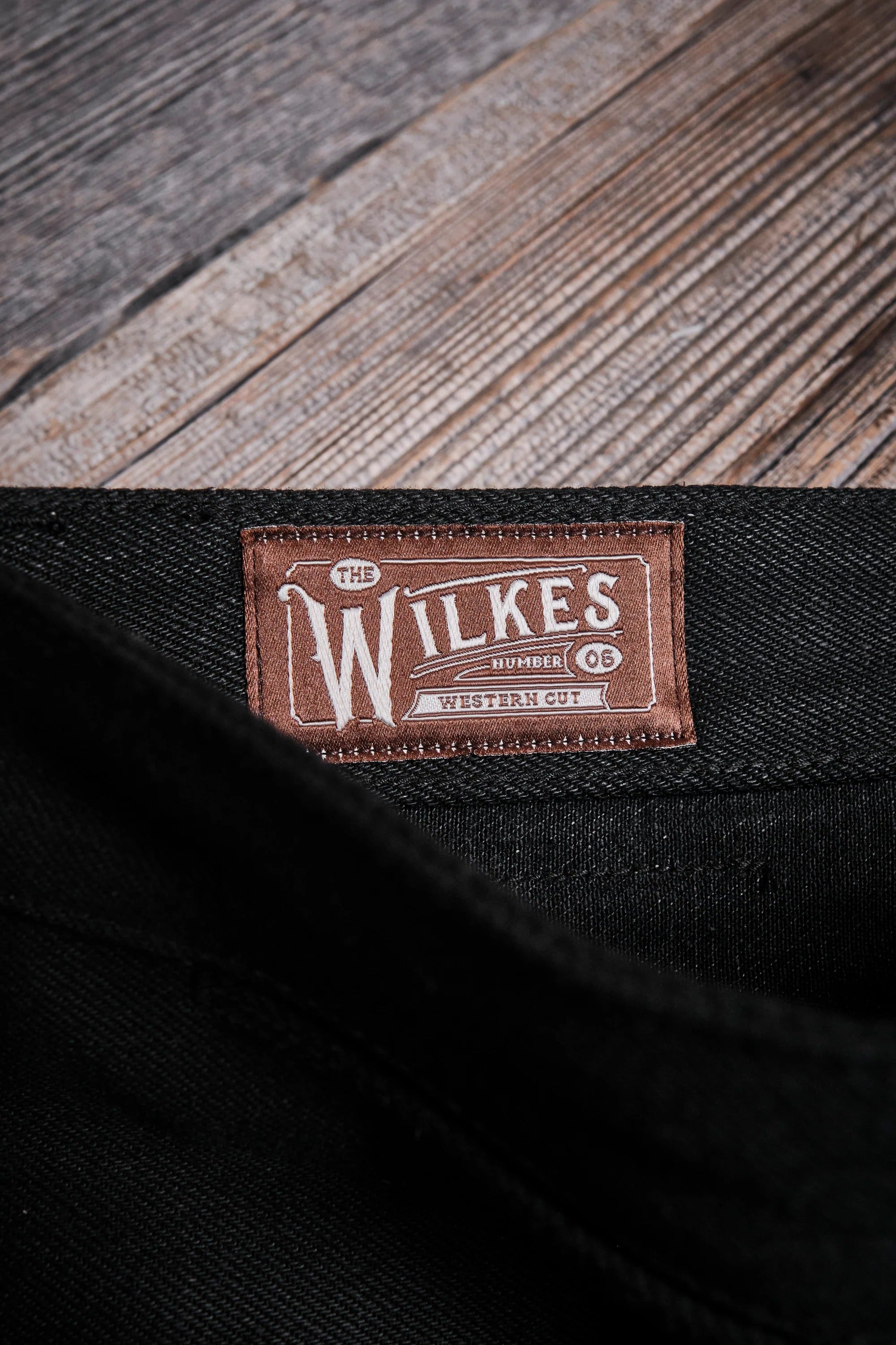 Freenote Cloth Wilkes - 15.75oz Aces High Black Denim