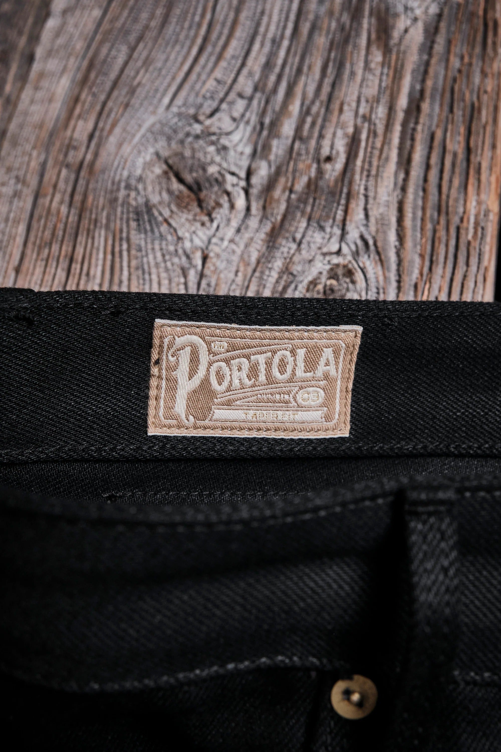 Freenote Cloth Portola - 15.75oz Aces High Black Denim
