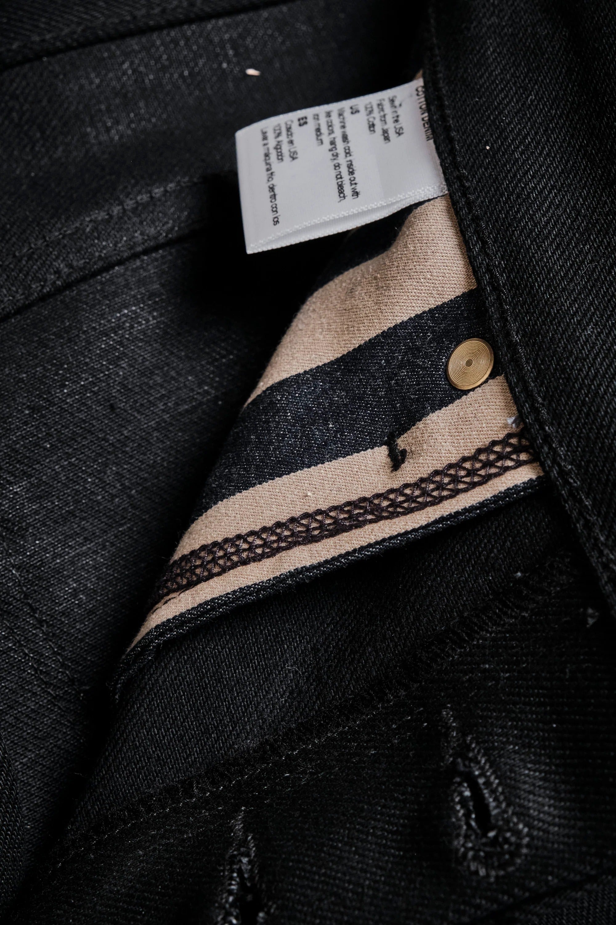 Freenote Cloth Portola - 15.75oz Aces High Black Denim