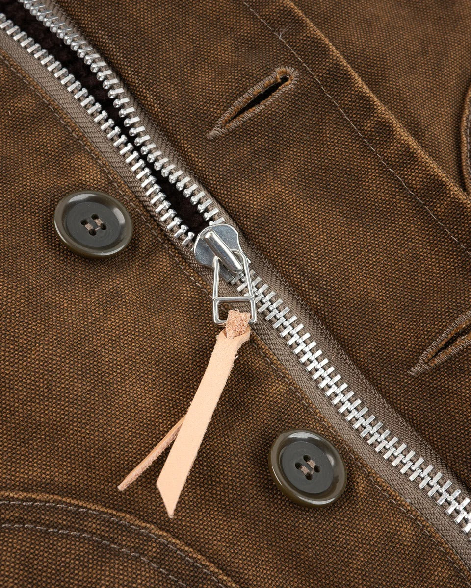 Iron Heart IHV-51-BRN 12oz Duck N1 Deck Vest - Brown