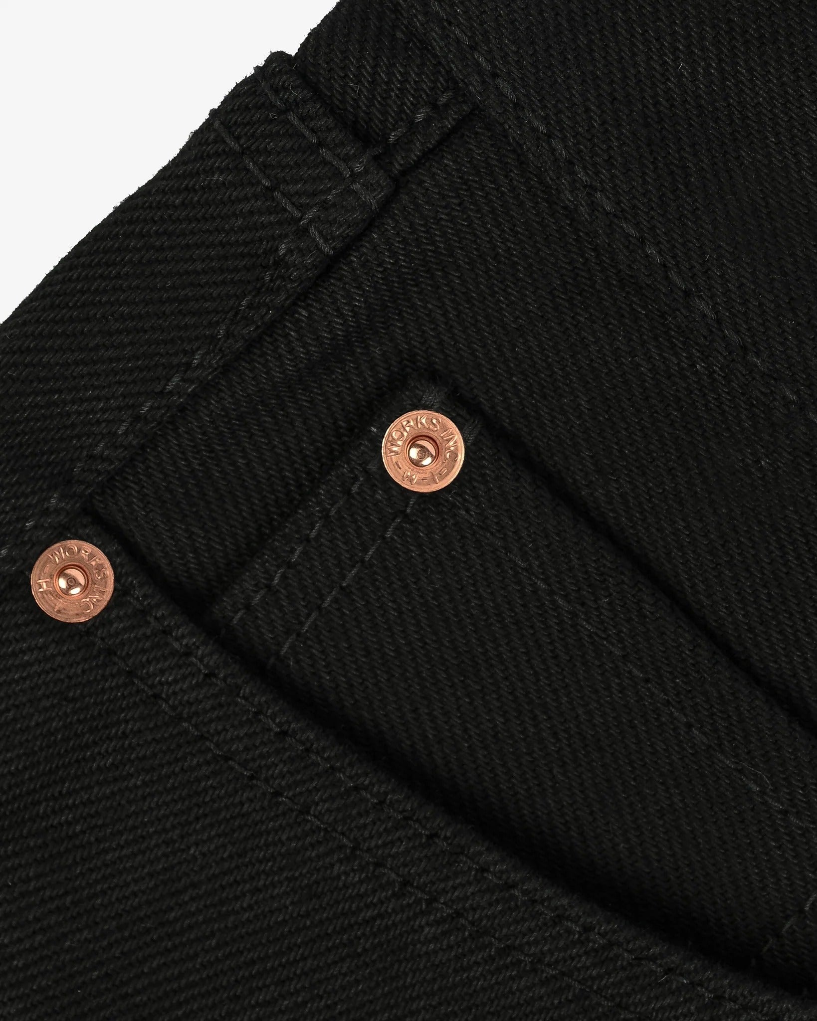 Iron Heart IH-888S-SB Superblack Non-Fade 21oz. Selvedge Denim - Tapered Cut
