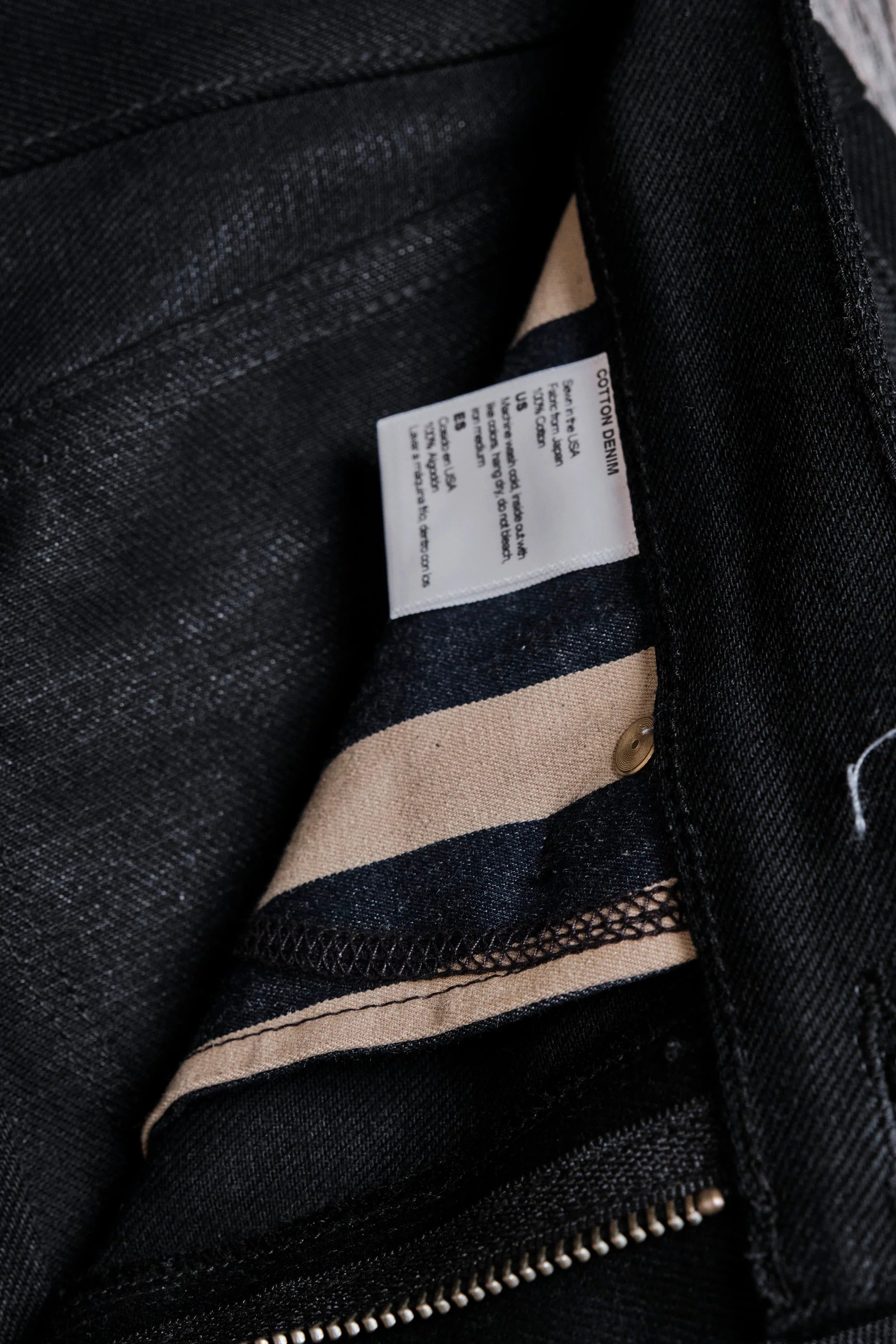 Freenote Cloth Wilkes - 15.75oz Aces High Black Denim
