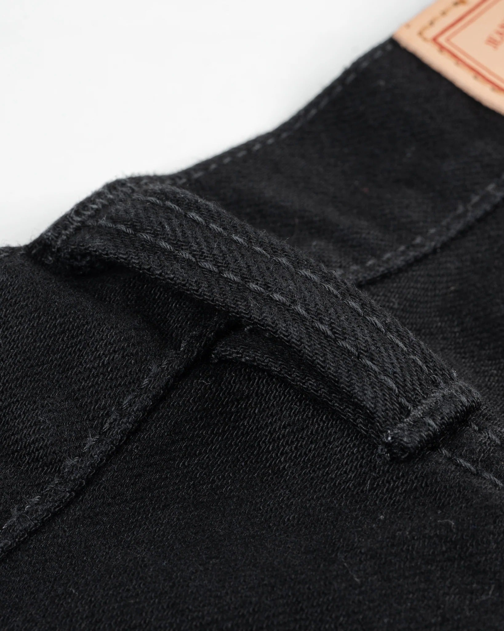 Iron Heart IH-634S-142bb 14oz Selvedge Denim Straight Cut Jeans - Black/Black