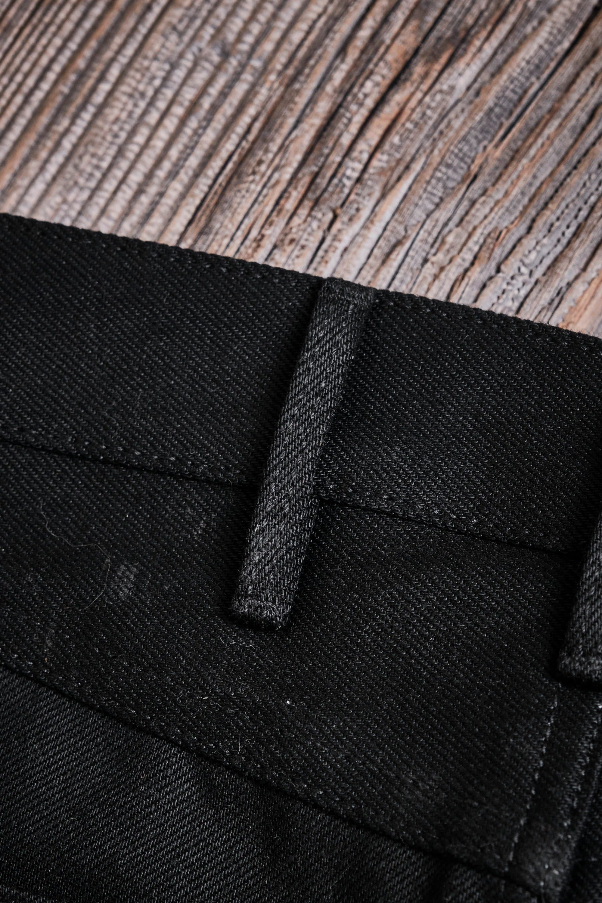 Freenote Cloth Wilkes - 15.75oz Aces High Black Denim